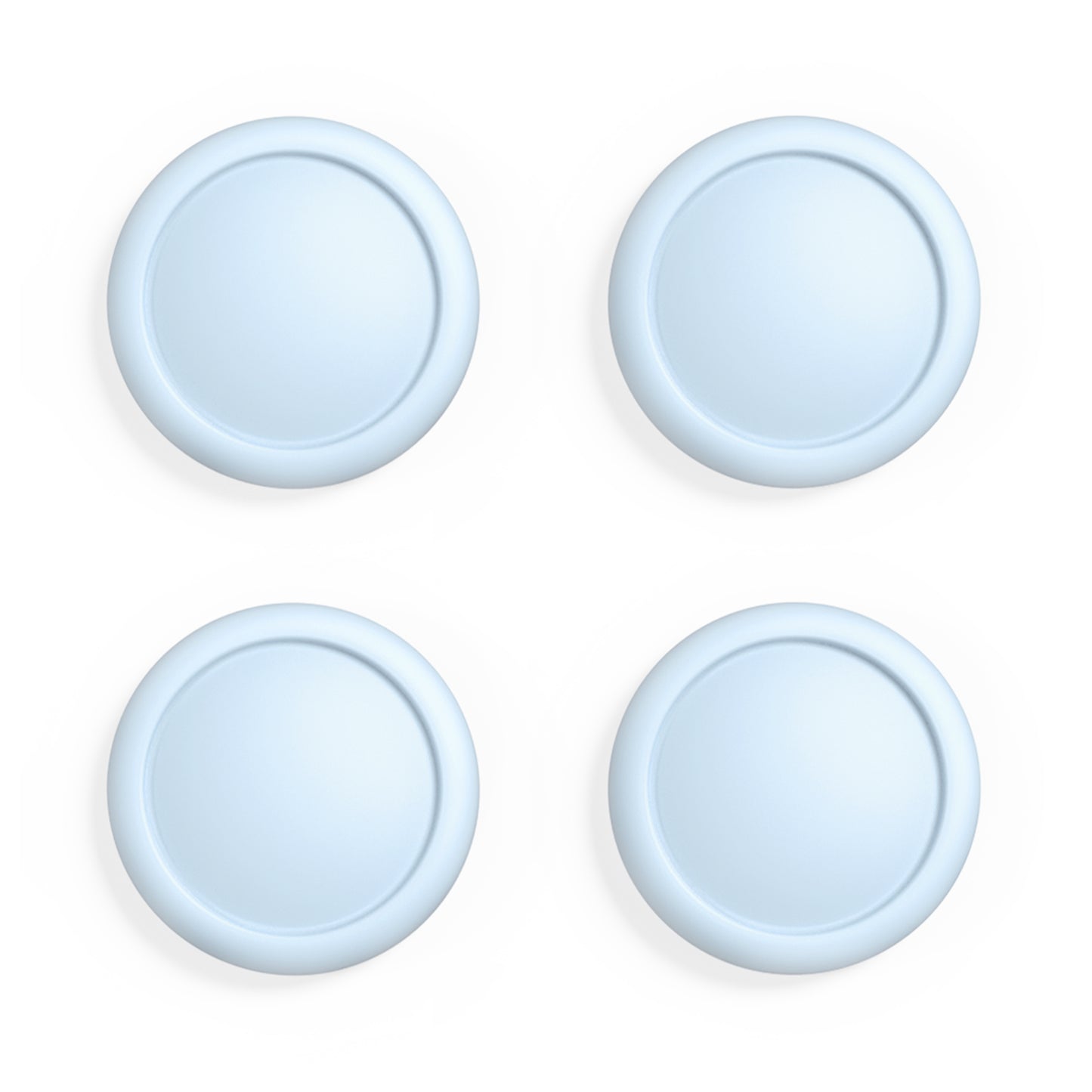 PlayVital Switch Joystick Caps, Switch Lite Thumbstick Caps, Silicone Analog Cover for Switch OLED Joycon Thumb Grip Rocker Caps for Nintendo Switch & Switch Lite - Sky Blue - NJM1193 playvital