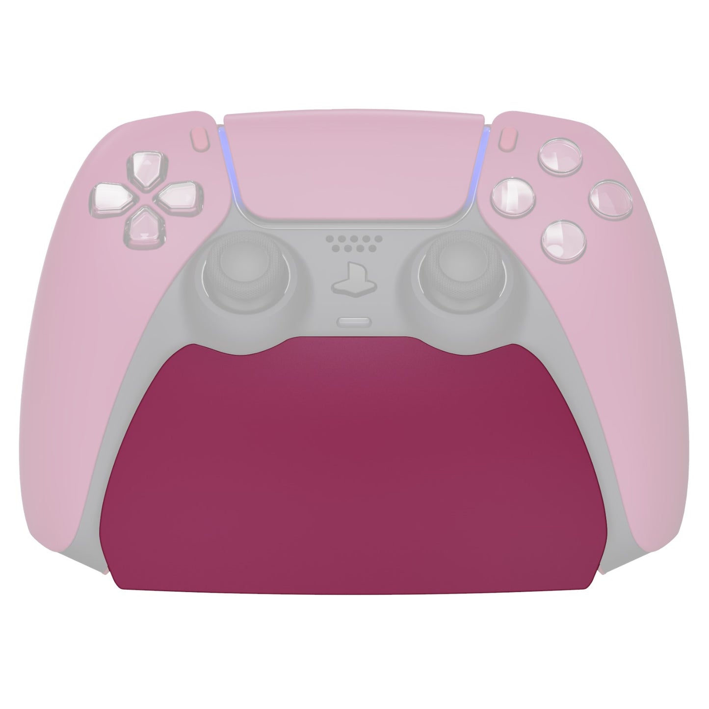 PlayVital 2 Pack Controller Display Stand for PS5 Controller Gamepad Stand Desk Holder with Rubber Pads - Cosmic Red PlayVital