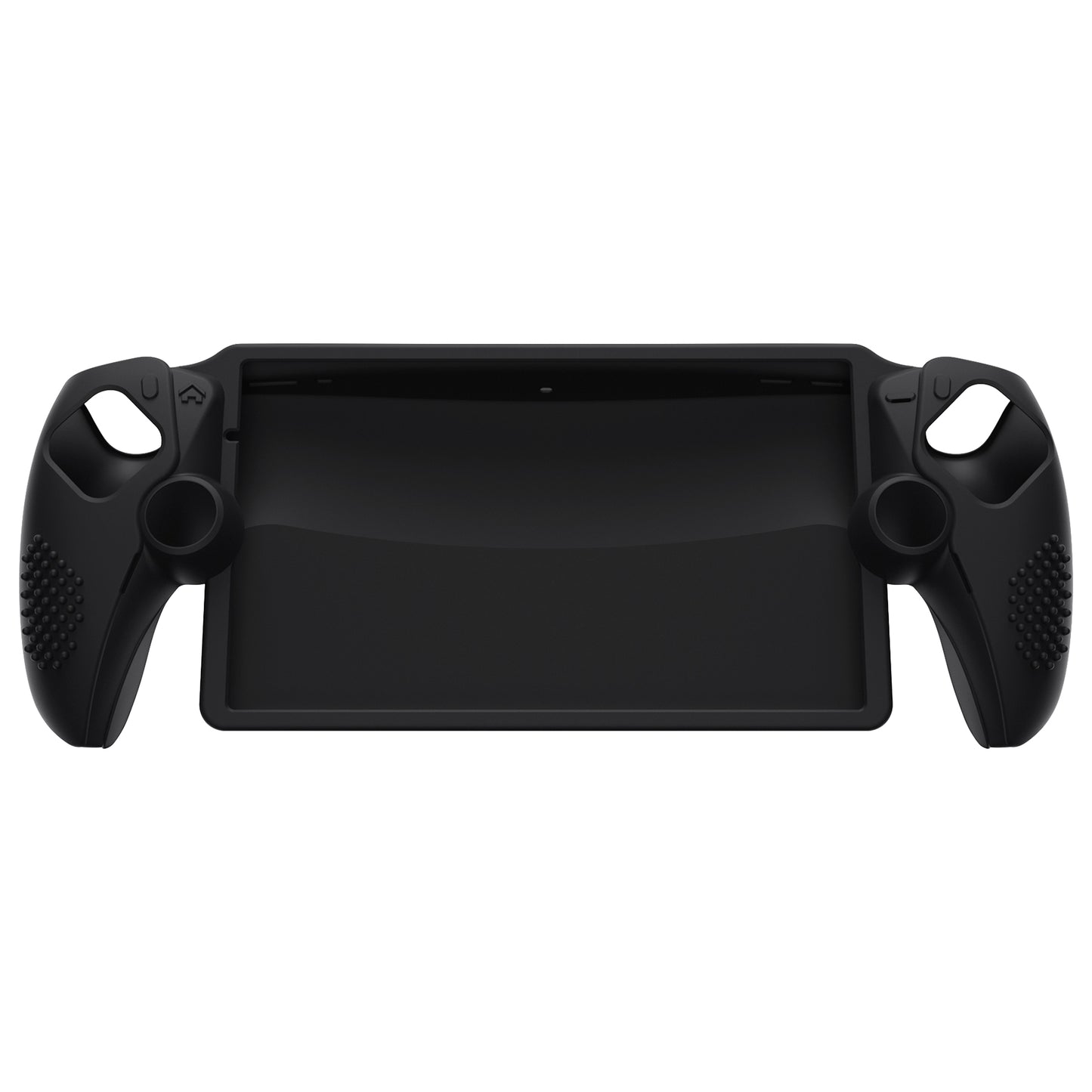 PlayVital 3D Studded Edition Anti-Slip Silicone Protective Case with Thumb Grips for PS Portal Remote Player - Black - CYRPFP001 PlayVital