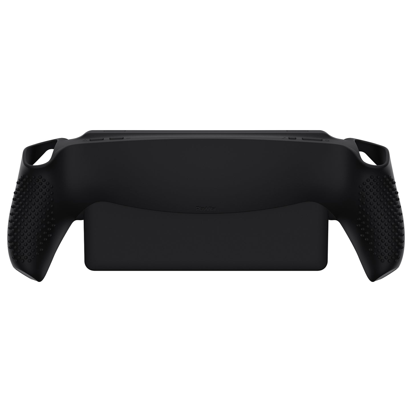 PlayVital 3D Studded Edition Anti-Slip Silicone Protective Case with Thumb Grips for PS Portal Remote Player - Black - CYRPFP001 PlayVital