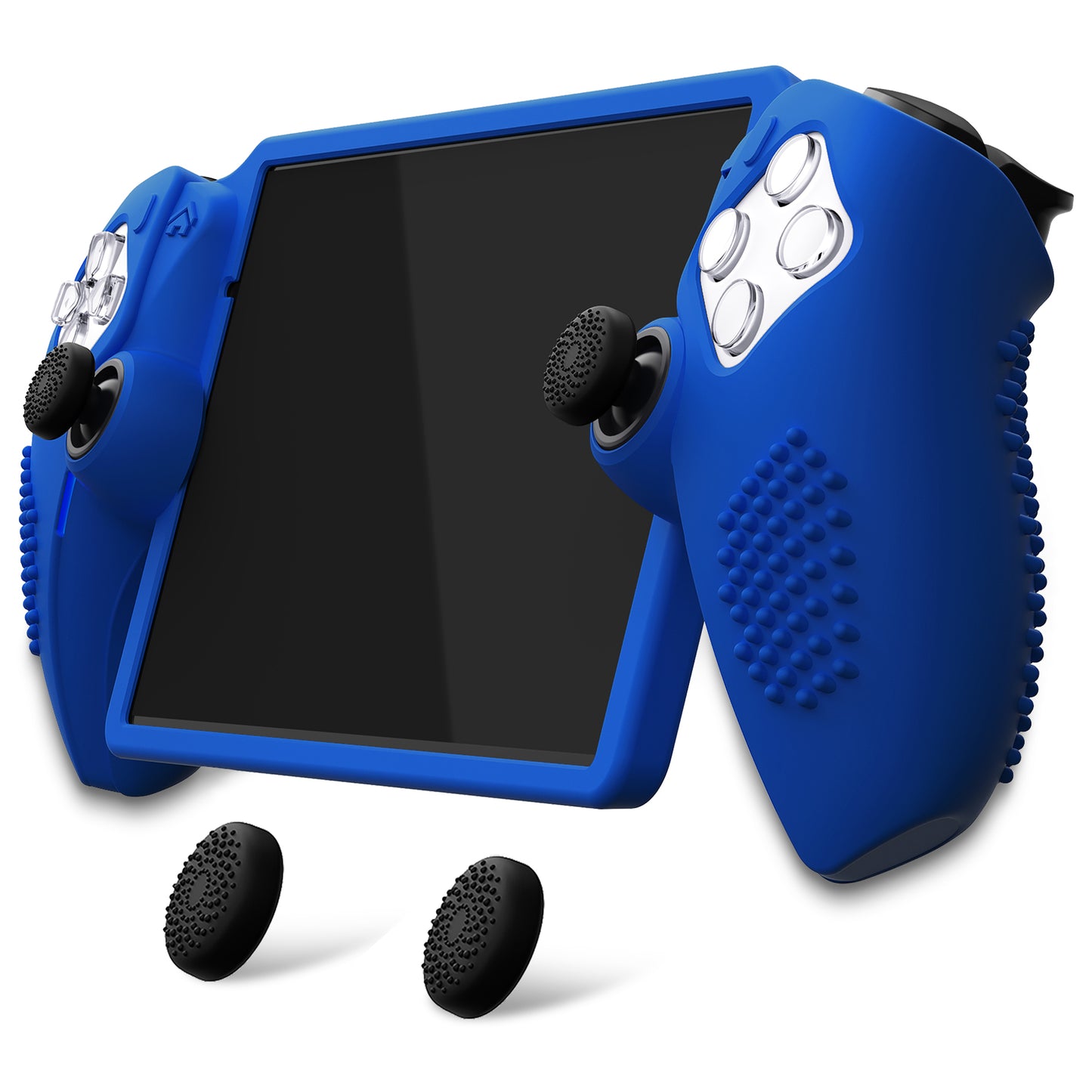 PlayVital 3D Studded Edition Anti-Slip Silicone Protective Case with Thumb Grips for PS Portal Remote Player - Black - CYRPFP001 (Copy) PlayVital