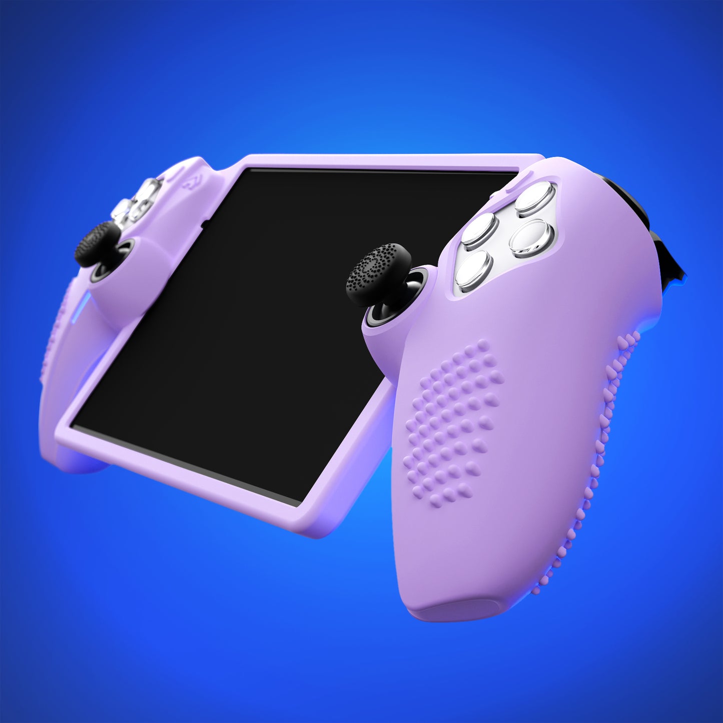 PlayVital 3D Studded Edition Anti-Slip Silicone Protective Case with Thumb Grips for PS Portal Remote Player - Black - CYRPFP001 (Copy) PlayVital