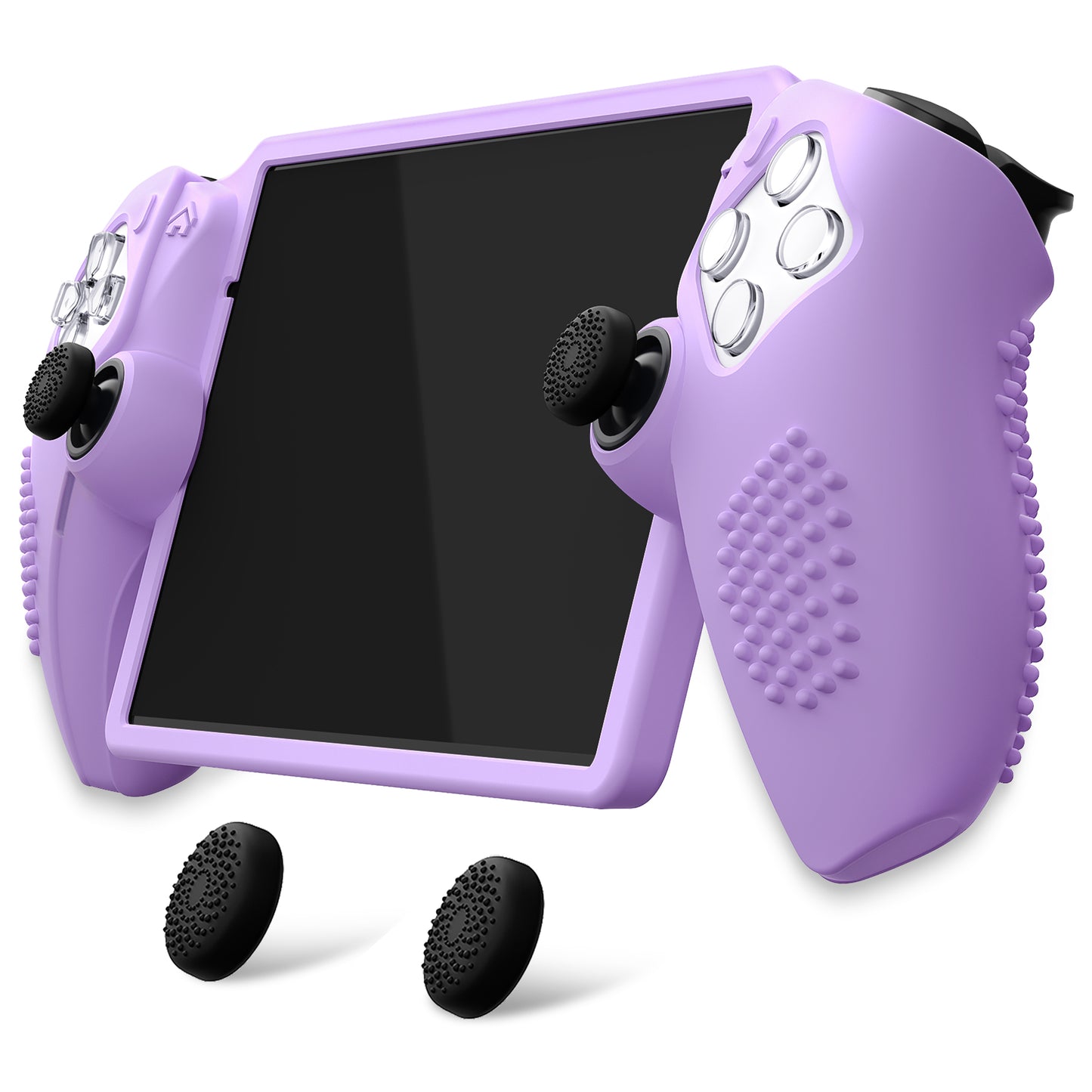 PlayVital 3D Studded Edition Anti-Slip Silicone Protective Case with Thumb Grips for PS Portal Remote Player - Black - CYRPFP001 (Copy) PlayVital