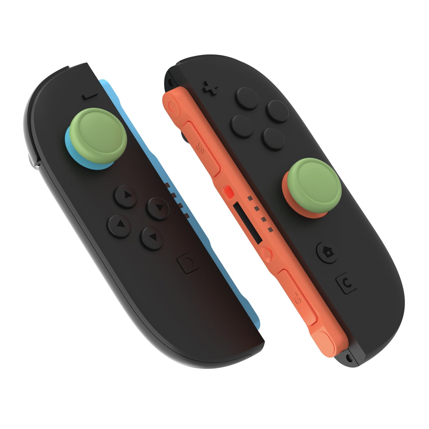 PlayVital 4Pcs Joystick Caps for Nintendo Switch 2, Silicone Thumbstick Grip Cover for Joycon 2 - Matcha Green PlayVital