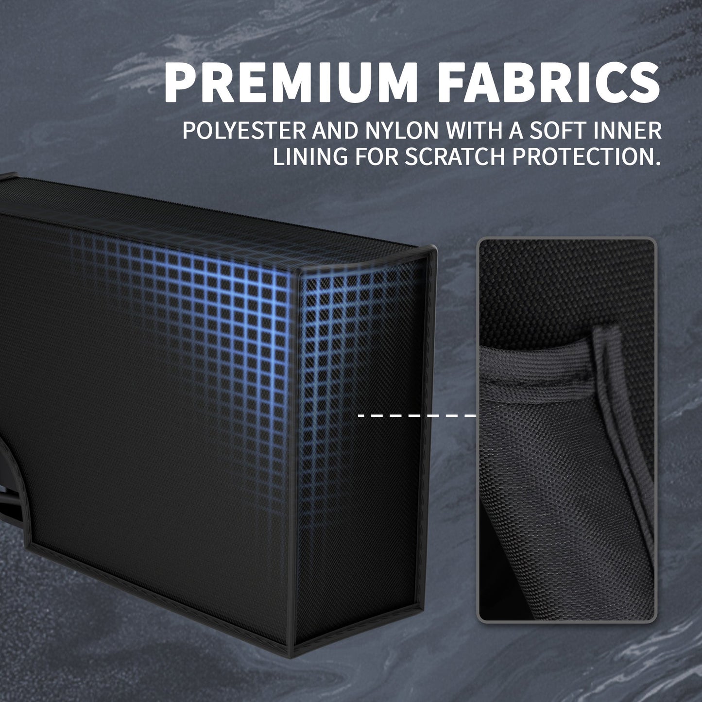 PlayVital Anti Scratch Nylon Dust Cover for Nintendo Switch 2 Charging Dock - Black PlayVital