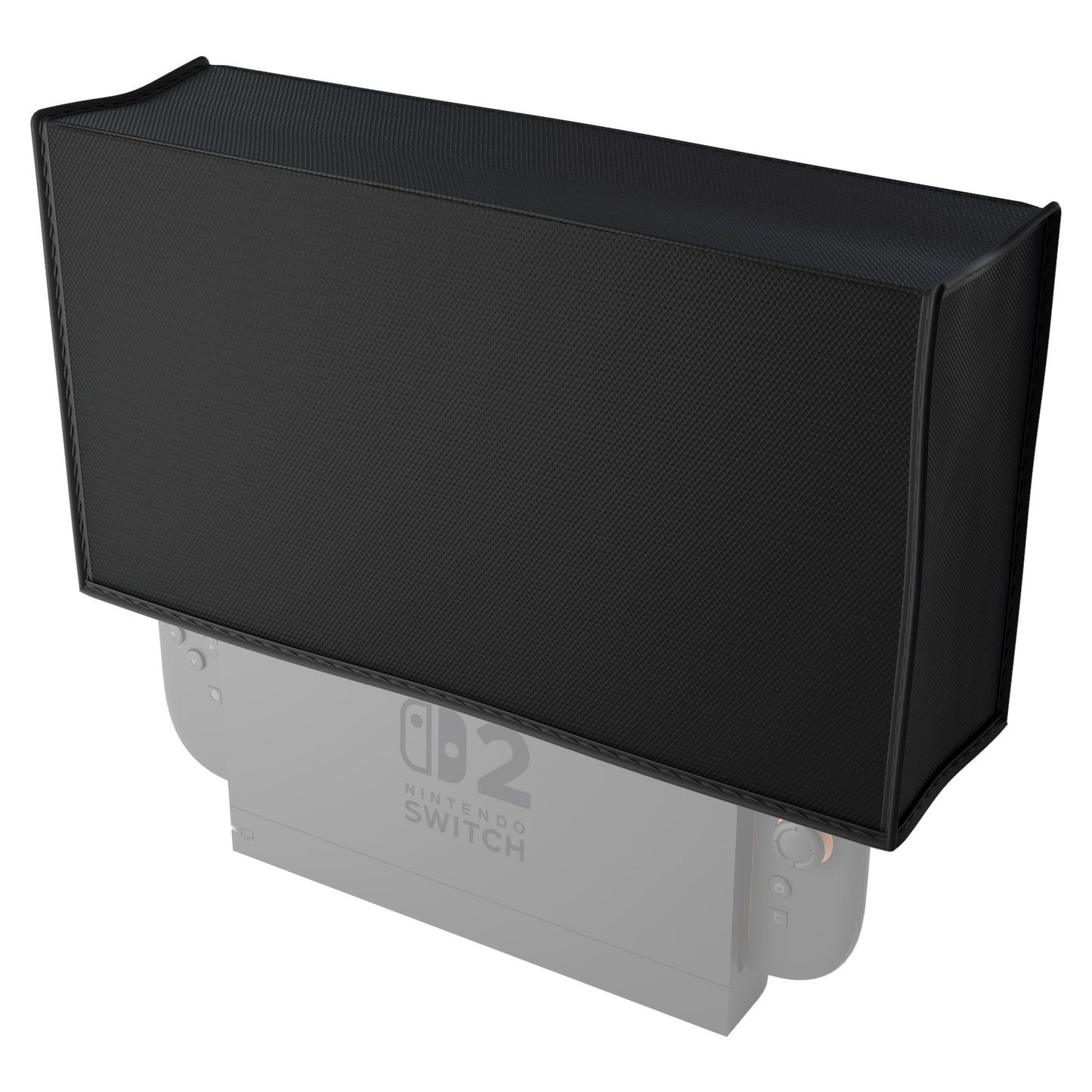 PlayVital Anti Scratch Nylon Dust Cover for Nintendo Switch 2 Charging Dock - Black PlayVital