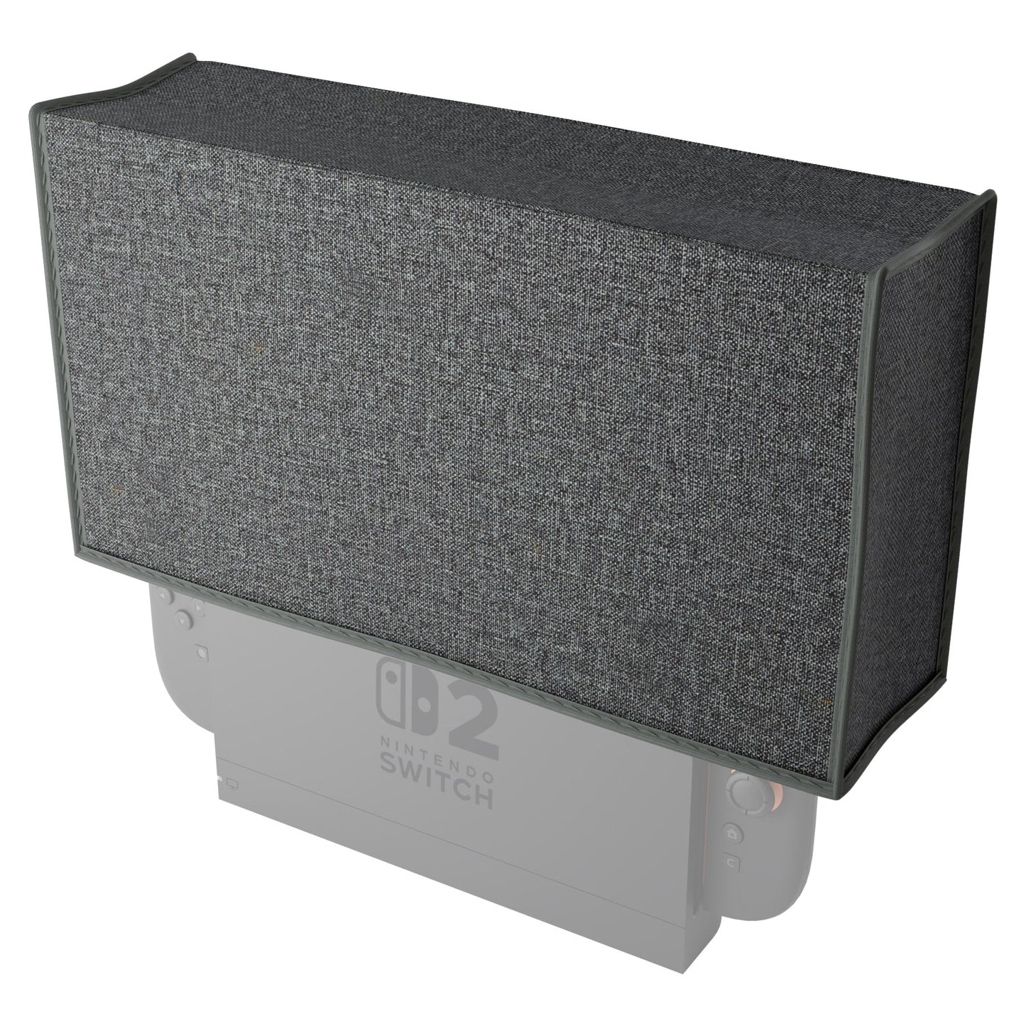 PlayVital Anti Scratch Nylon Dust Cover for Nintendo Switch 2 Charging Dock - Gray PlayVital