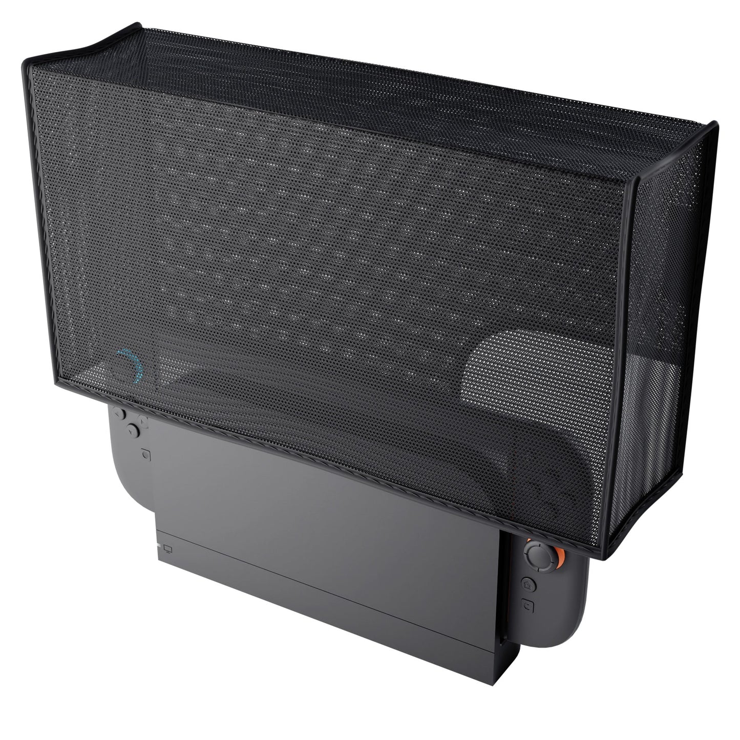 PlayVital Breathable Dust Cover for Nintendo Switch 2 Charging Dock, Anti-Scratch Nylon Dust Guard Waterproof Cover Sleeve for Nintendo Switch 2 (2025) Console - Black PlayVital