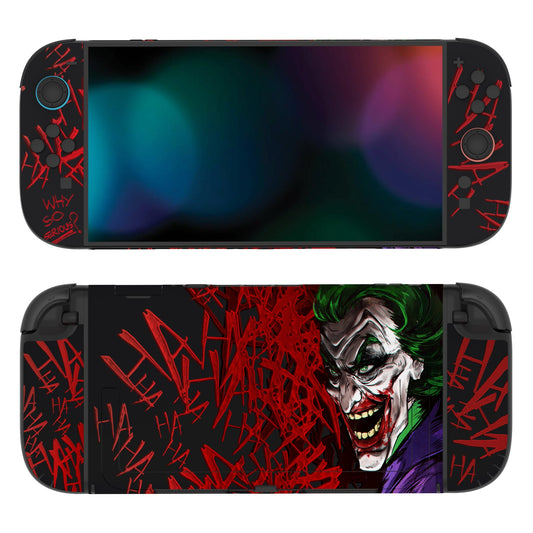 PlayVital Custom Full Set Protective Skin Decal for Nintendo Switch 2 (2025) Console & Joycon - Clown Hahaha PlayVital