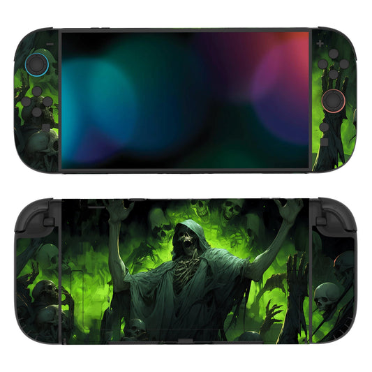 PlayVital Custom Full Set Protective Skin Decal for Nintendo Switch 2 (2025) Console & Joycon - Demonic Revelry PlayVital