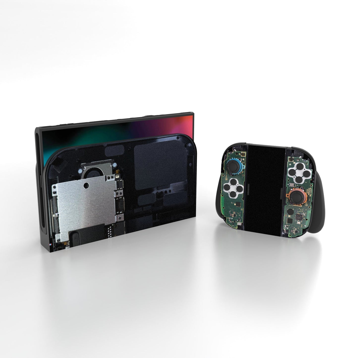 PlayVital Custom Full Set Protective Skin Decal for Nintendo Switch 2 (2025) Console & Joycon - Tear Down PlayVital