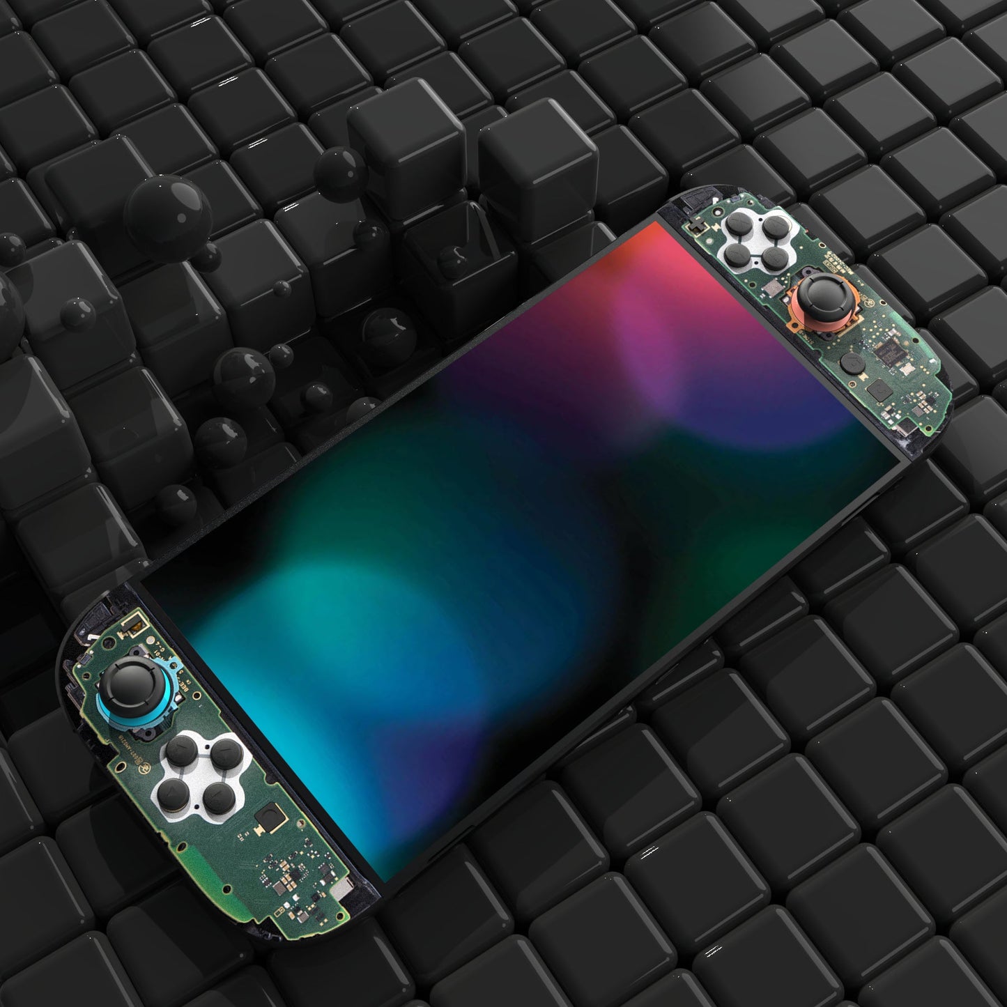 PlayVital Custom Full Set Protective Skin Decal for Nintendo Switch 2 (2025) Console & Joycon - Tear Down PlayVital