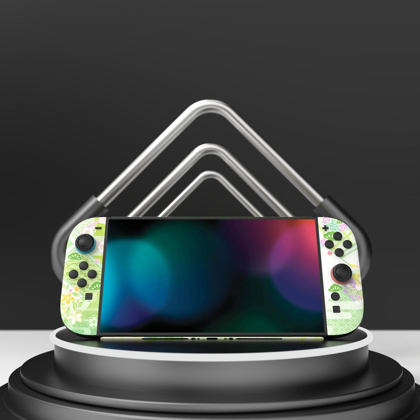 PlayVital Custom Full Set Protective Skin Decal for Nintendo Switch 2 (2025) Console & Joycon - Wishing Shrine PlayVital