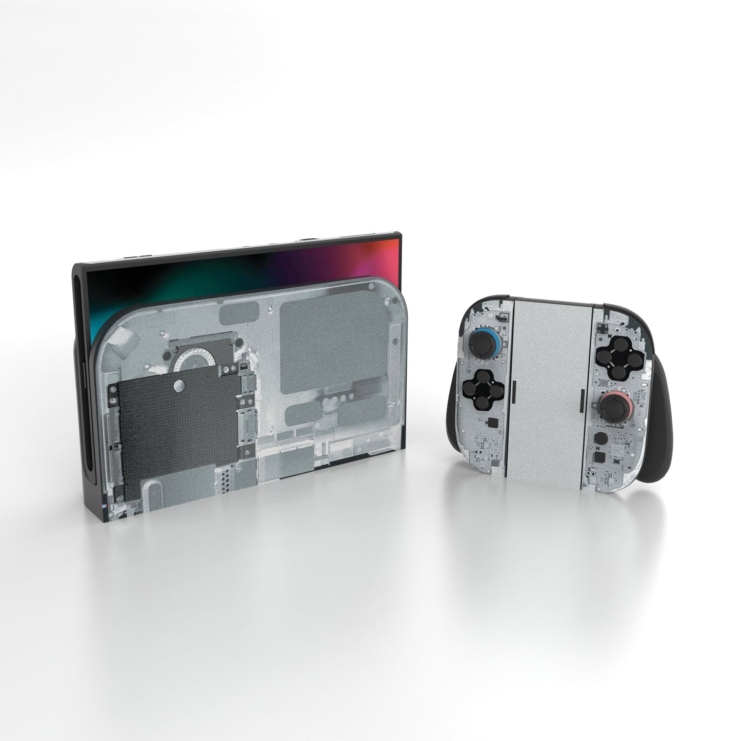 PlayVital Custom Full Set Protective Skin Decal for Nintendo Switch 2 (2025) Console & Joycon - X Tear Down PlayVital