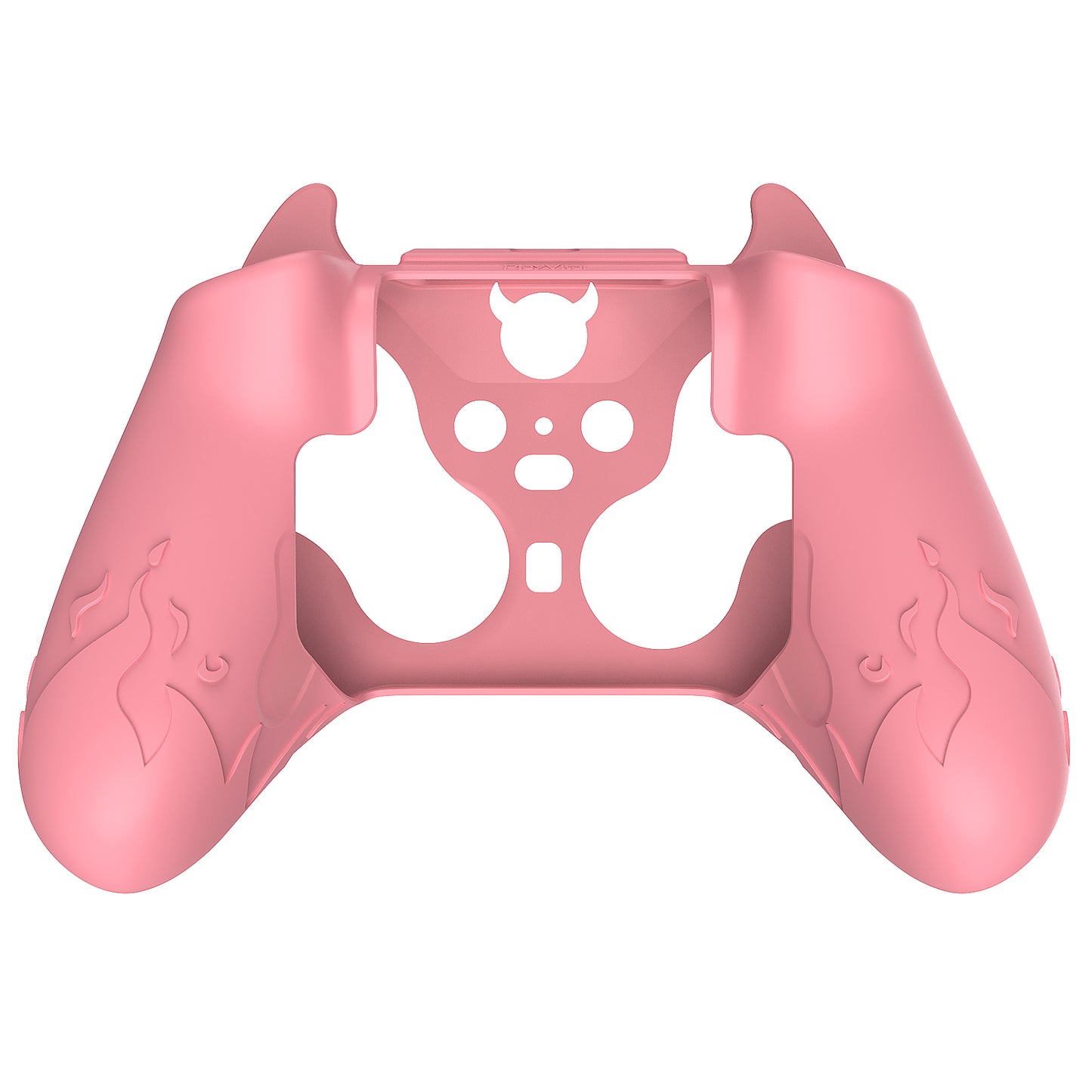 PlayVital Cute Demon Silicone Case Cover with Thumb Grips Caps for Xbox Elite Series 2 Controller & Xbox Elite Series 2 Core Controller - Black - UQNE2P005 PlayVital