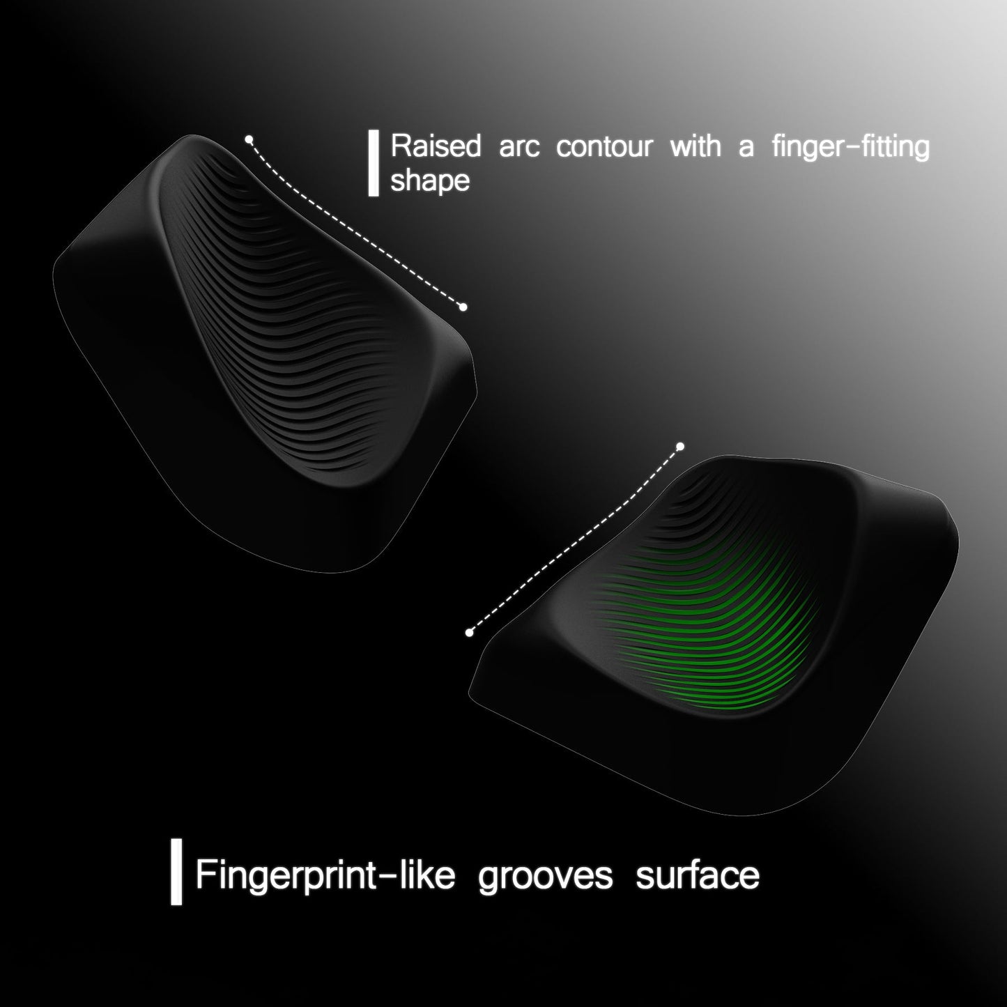 PlayVital Ergonomic Grip Back Button Enhancement Kit for Steam Deck LCD, Anti-Slip Silicone Trigger Grips for Steam Deck OLED – Black PlayVital