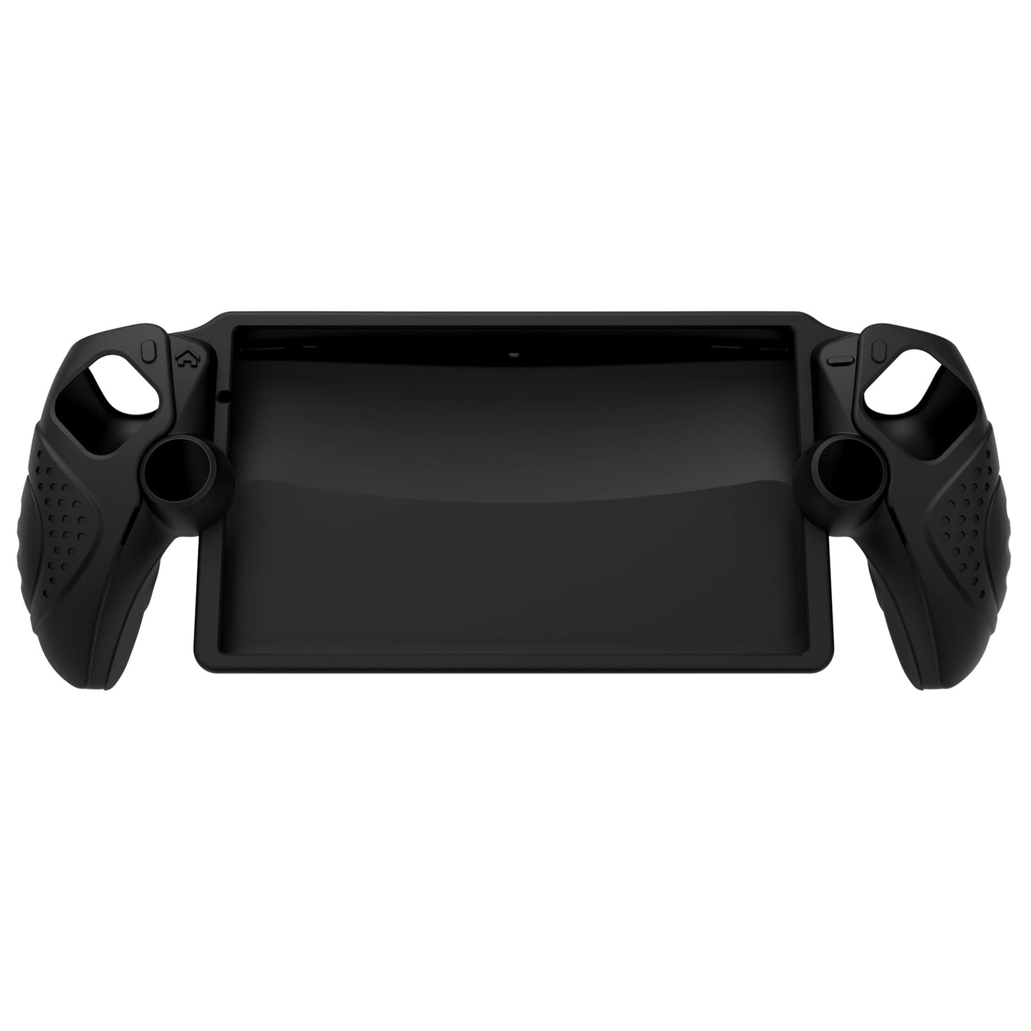 PlayVital Guardian Edition Silicone Protective Case with Thumb Grips for PS Portal Remote Player, Shockproof, Anti-Slip Grip Design for PS Portal Cover - Black PlayVital
