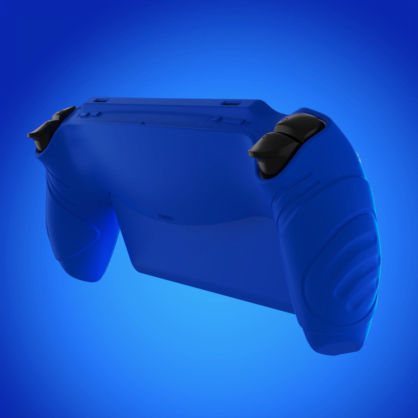 PlayVital Guardian Edition Silicone Protective Case with Thumb Grips for PS Portal Remote Player, Shockproof, Anti-Slip Grip Design for PS Portal Cover - Blue PlayVital