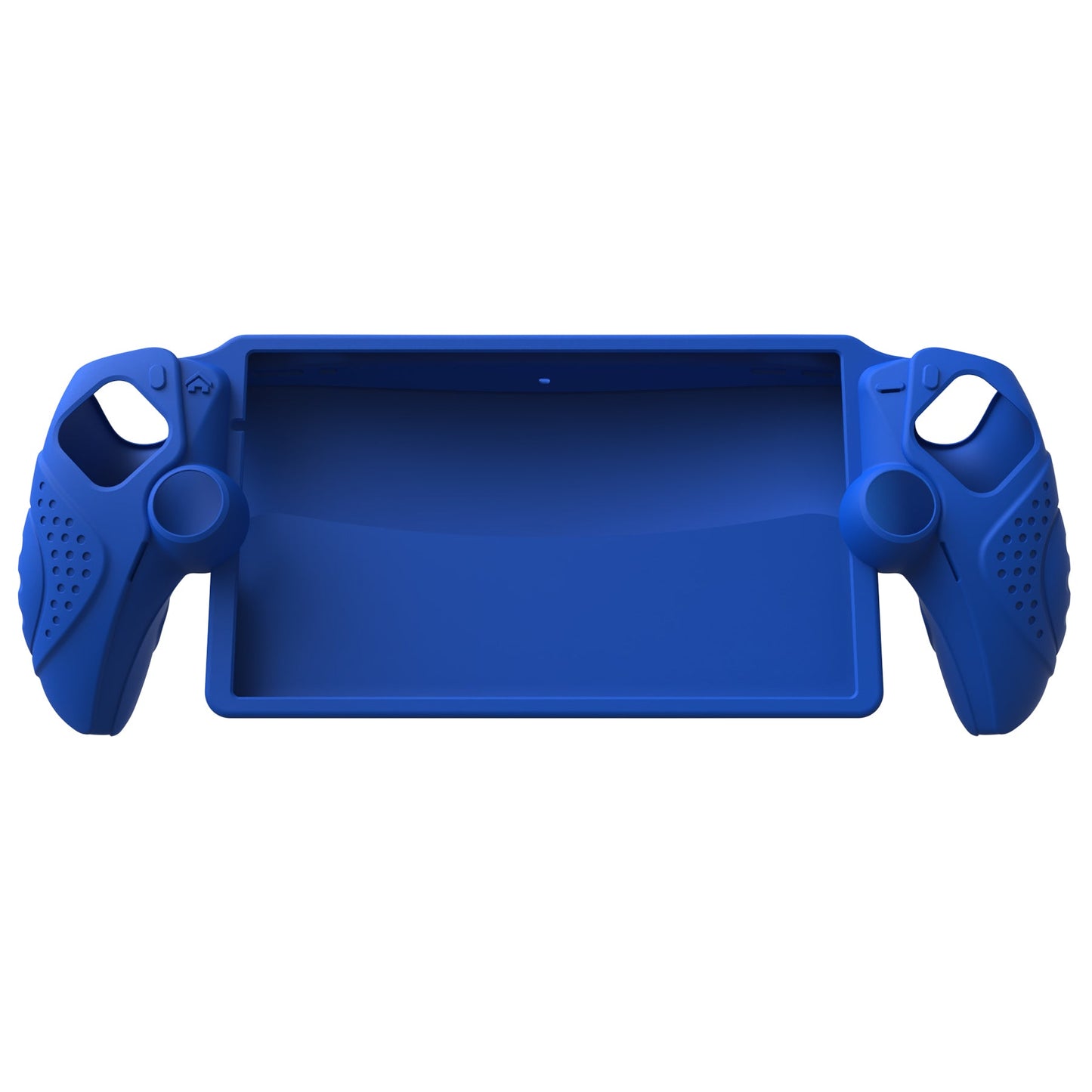 PlayVital Guardian Edition Silicone Protective Case with Thumb Grips for PS Portal Remote Player, Shockproof, Anti-Slip Grip Design for PS Portal Cover - Blue PlayVital