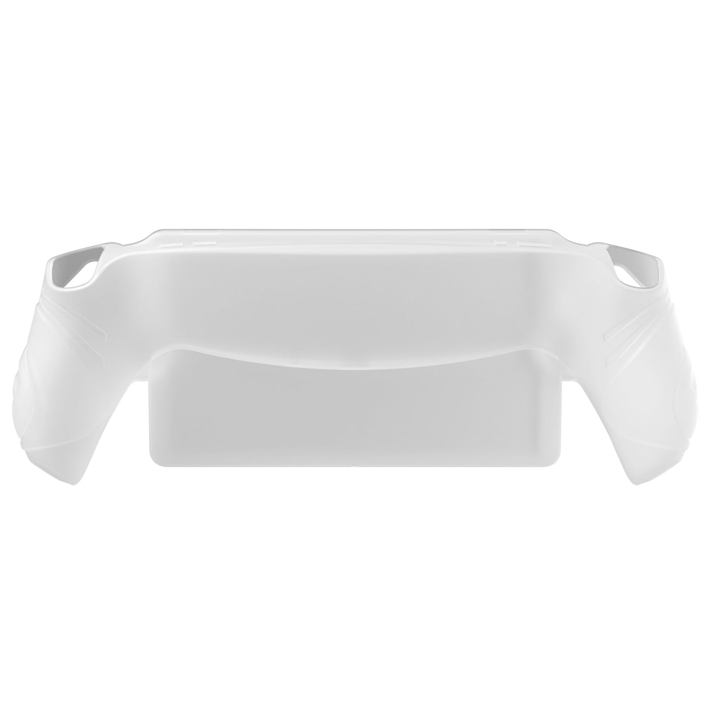 PlayVital Guardian Edition Silicone Protective Case with Thumb Grips for PS Portal Remote Player, Shockproof, Anti-Slip Grip Design for PS Portal Cover - Clear White PlayVital