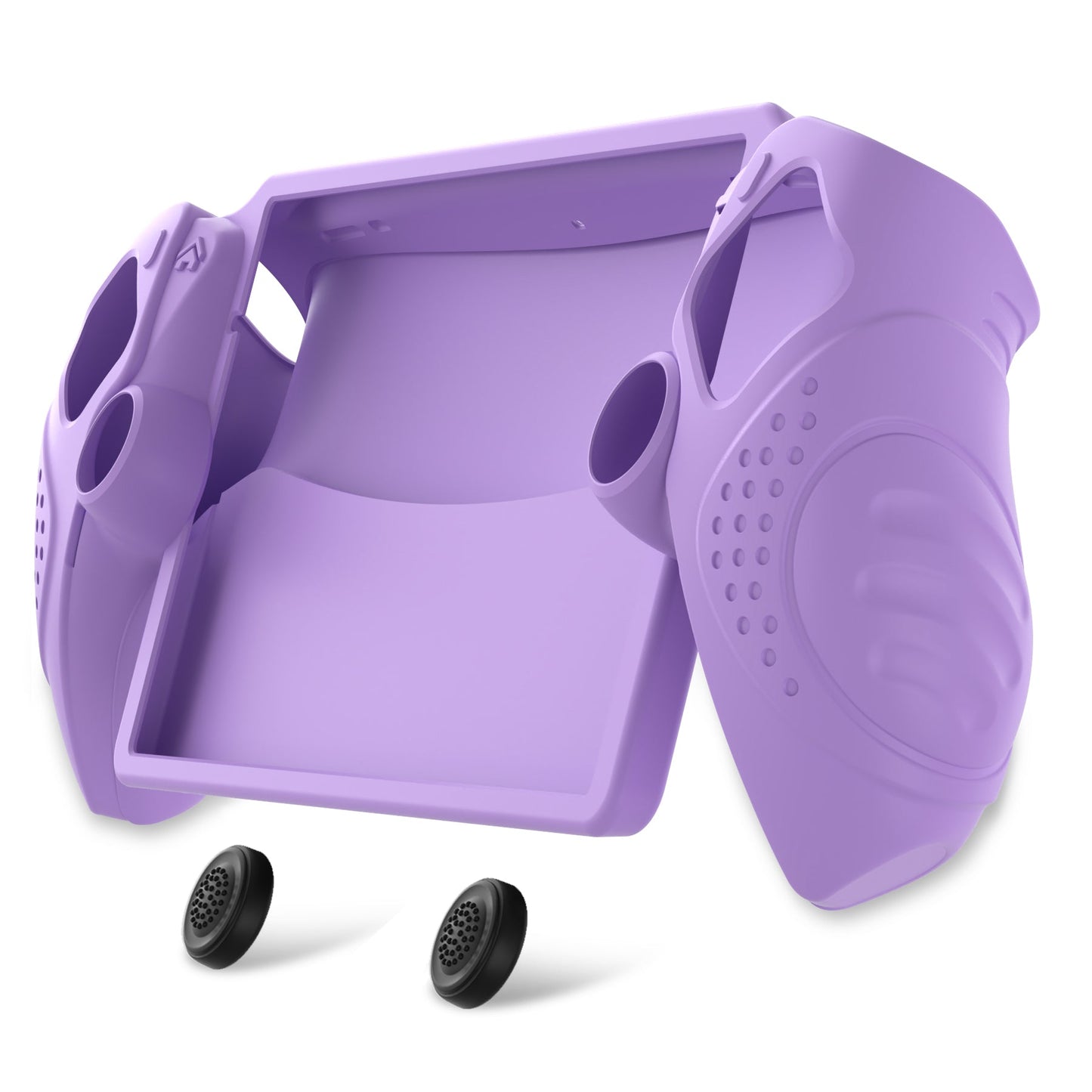 PlayVital Guardian Edition Silicone Protective Case with Thumb Grips for PS Portal Remote Player, Shockproof, Anti-Slip Grip Design for PS Portal Cover - Mauve Purple PlayVital