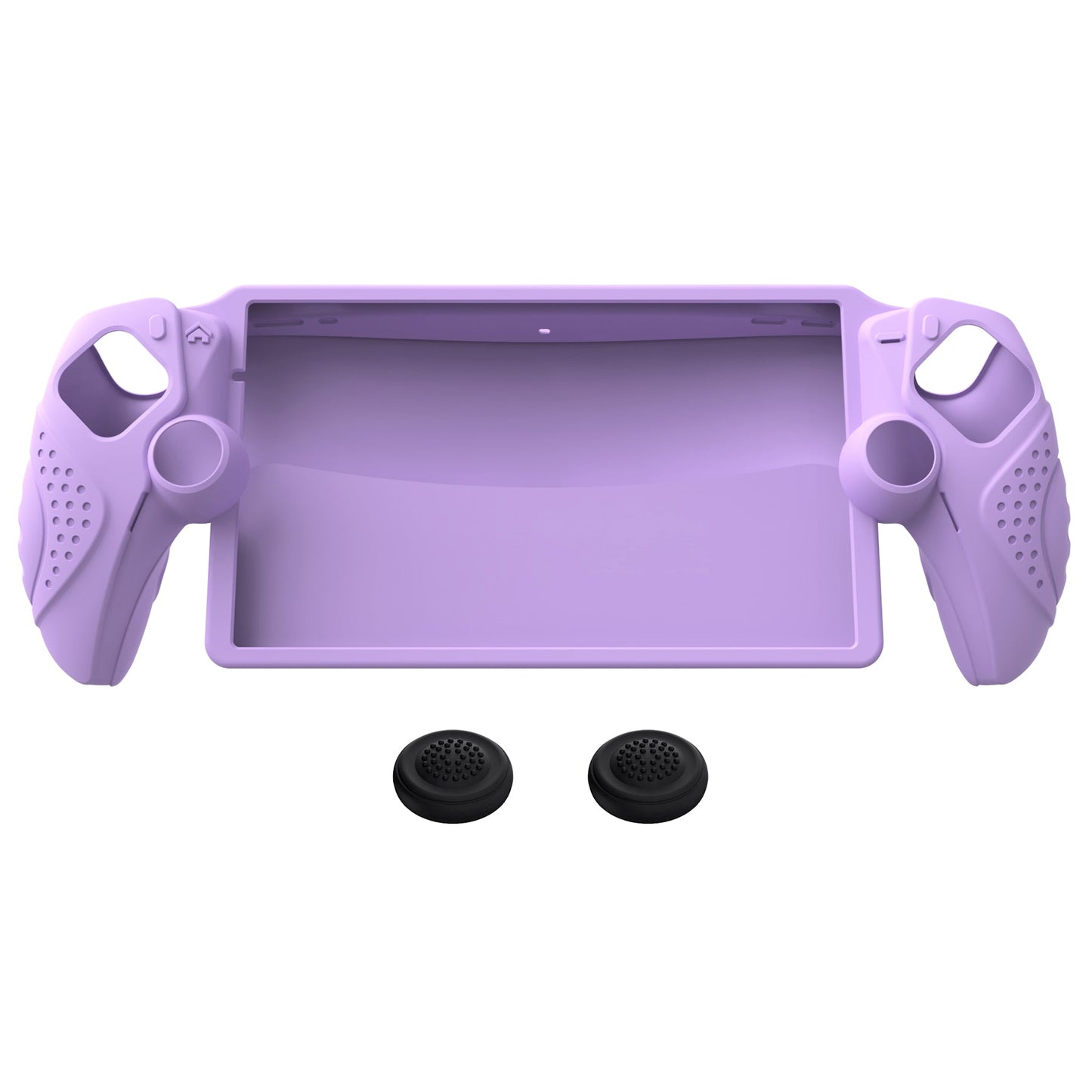 PlayVital Guardian Edition Silicone Protective Case with Thumb Grips for PS Portal Remote Player, Shockproof, Anti-Slip Grip Design for PS Portal Cover - Mauve Purple PlayVital