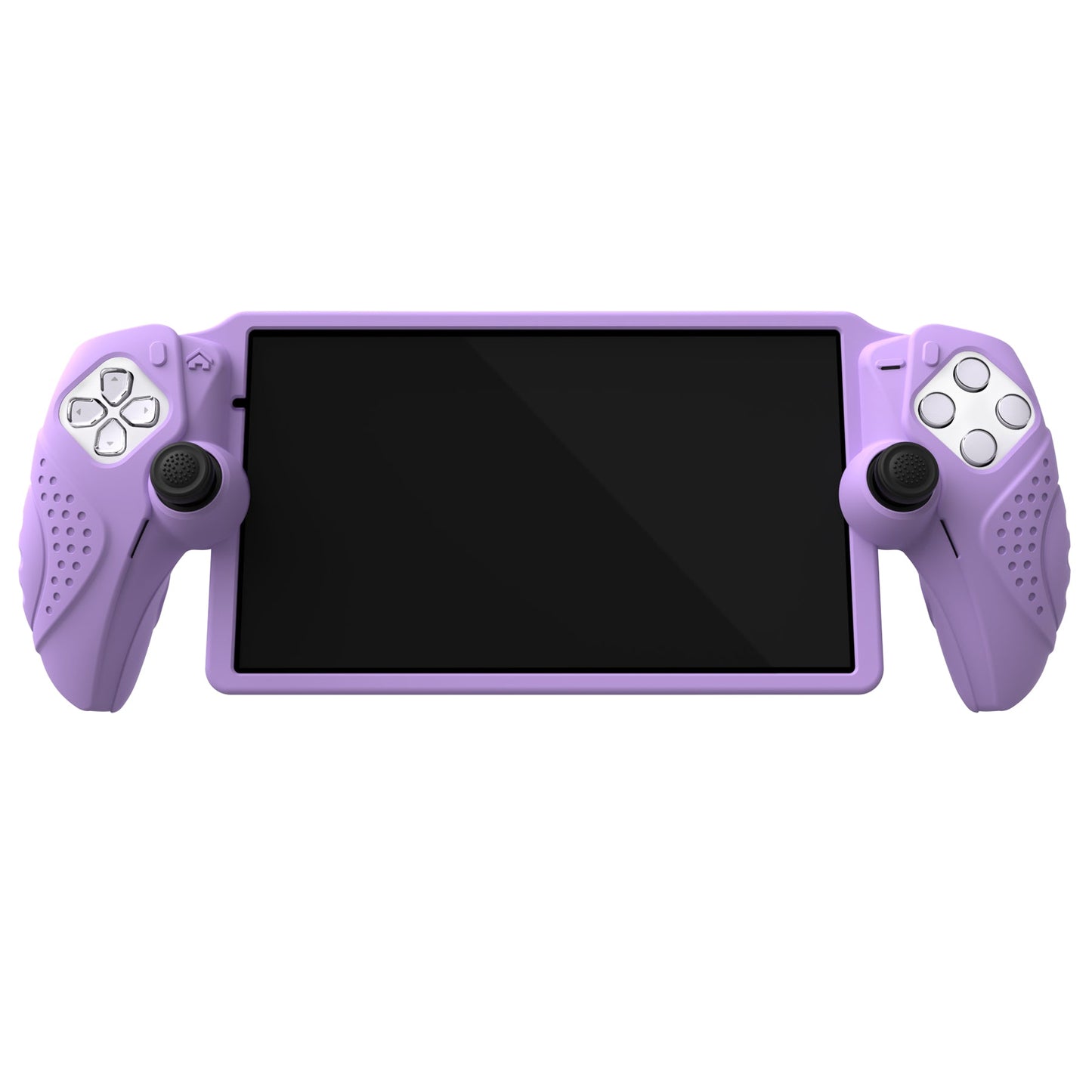 PlayVital Guardian Edition Silicone Protective Case with Thumb Grips for PS Portal Remote Player, Shockproof, Anti-Slip Grip Design for PS Portal Cover - Mauve Purple PlayVital