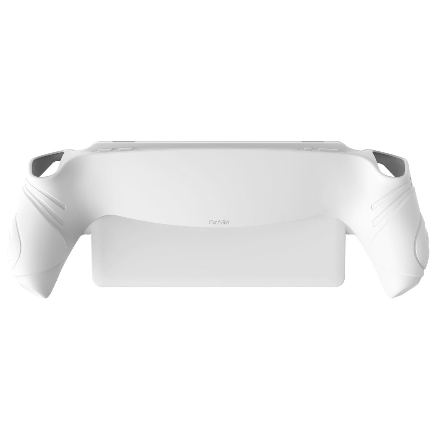 PlayVital Guardian Edition Silicone Protective Case with Thumb Grips for PS Portal Remote Player, Shockproof, Anti-Slip Grip Design for PS Portal Cover - White PlayVital