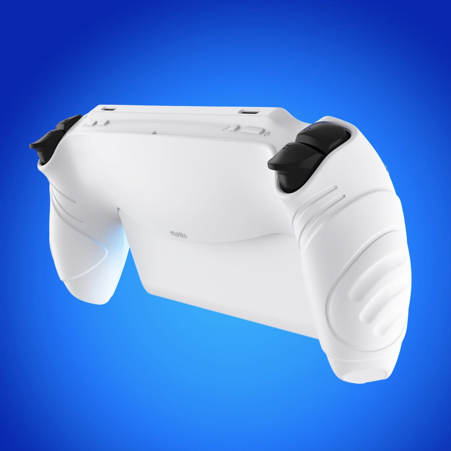 PlayVital Guardian Edition Silicone Protective Case with Thumb Grips for PS Portal Remote Player, Shockproof, Anti-Slip Grip Design for PS Portal Cover - White PlayVital