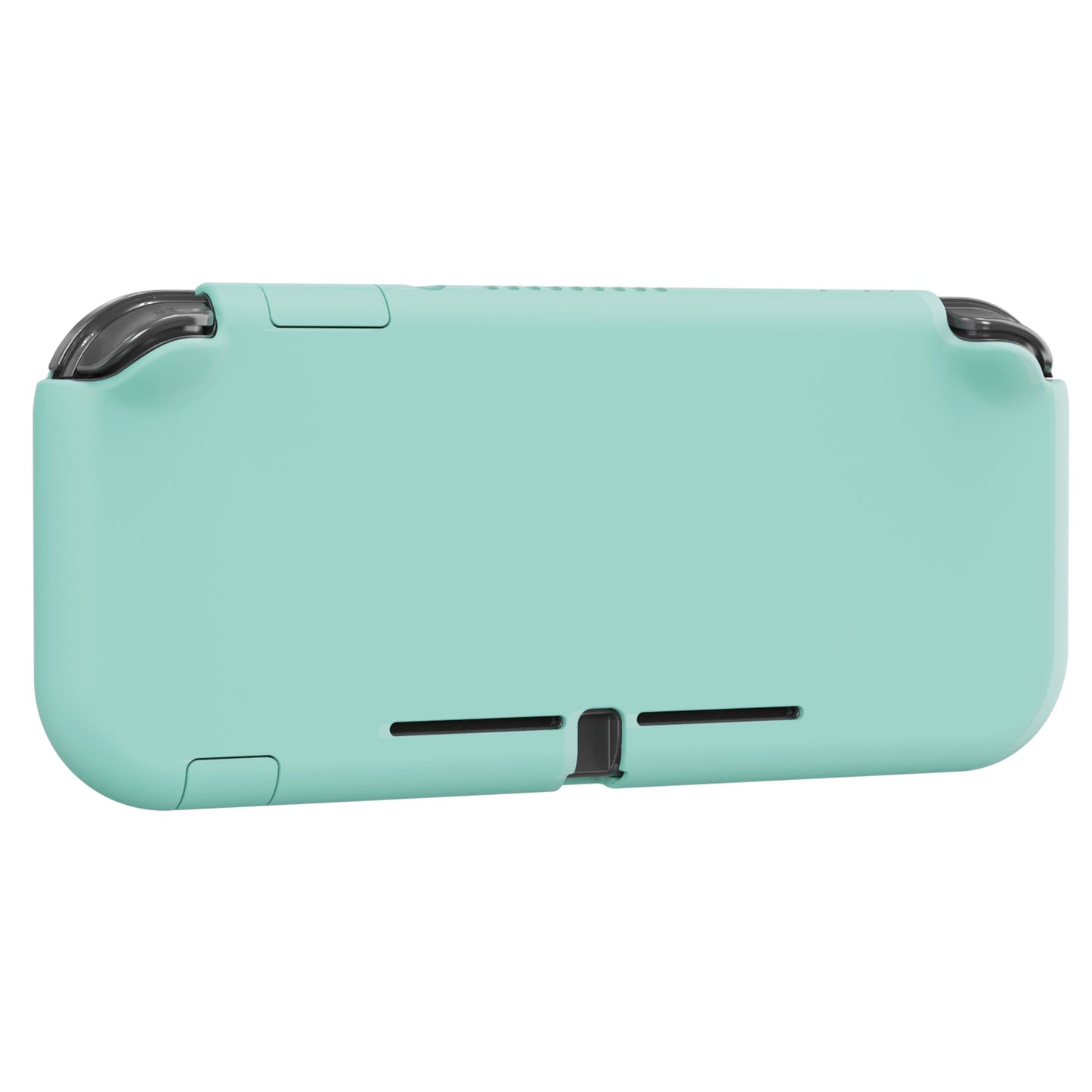 PlayVital Hard Shell Protective Case with Screen Protector & Thumb Grip Caps & Button Caps for Nintendo Switch Lite - Misty Green PlayVital