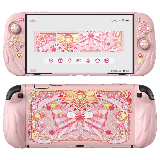 PlayVital Magic Wings Protective Case for Nintendo Switch 2 - Pink PlayVital