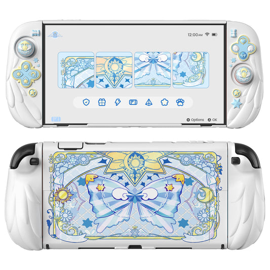 PlayVital Magic Wings Protective Case for Nintendo Switch 2 - White PlayVital