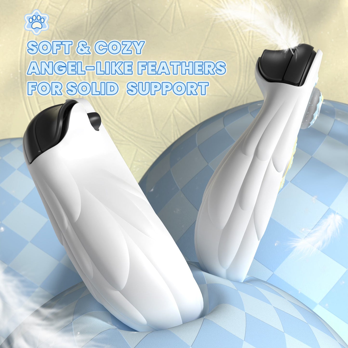 PlayVital Magic Wings Protective Case for Nintendo Switch 2 - White PlayVital