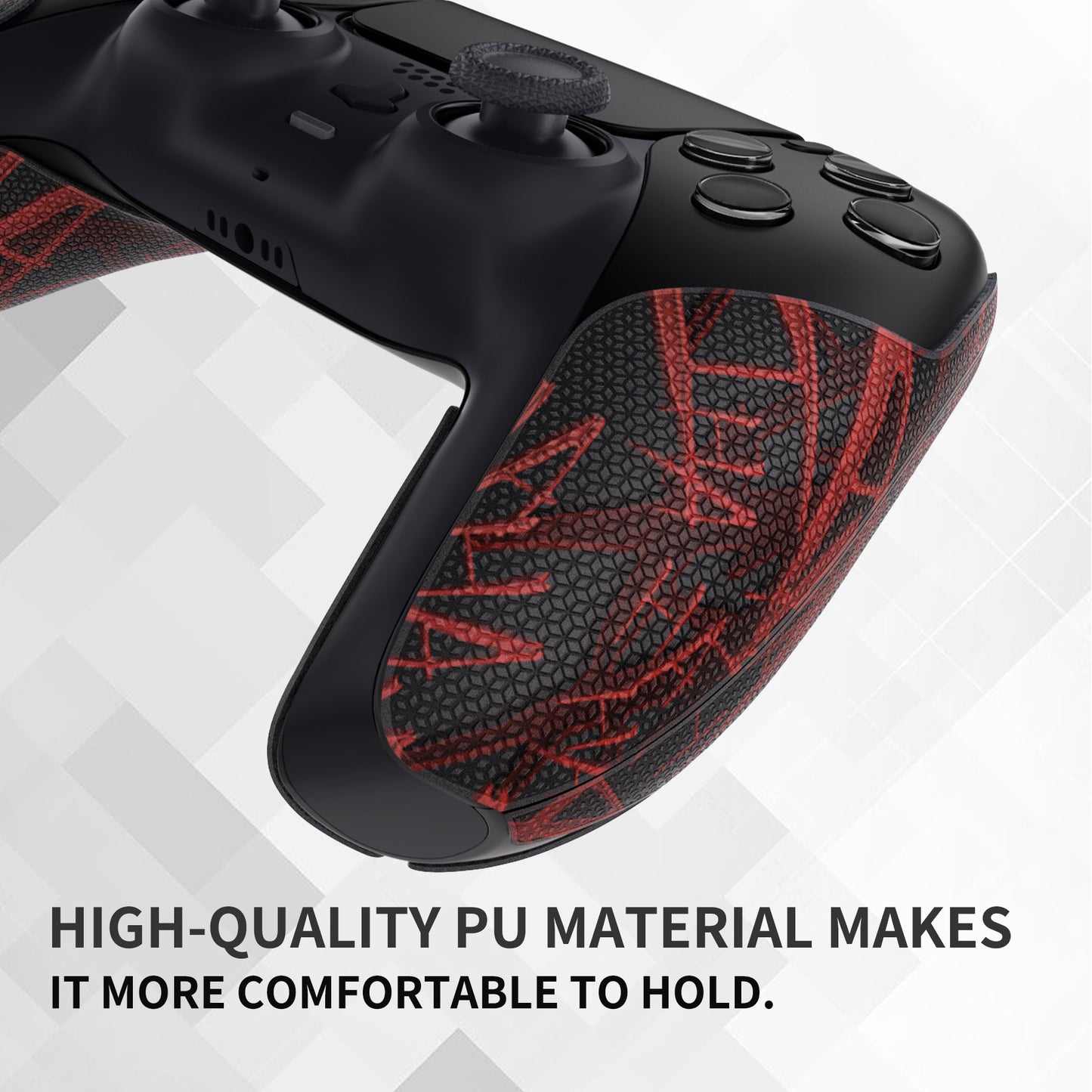 PlayVital Split Design Anti-Skid Sweat-Absorbent Premium Grip for PS5 Controller - Clown Hahaha