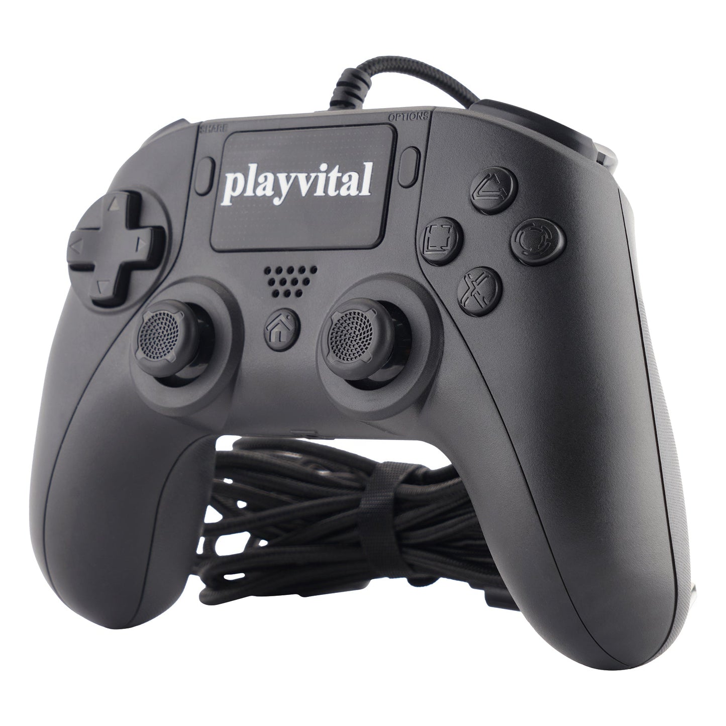 PlayVital Pro Gamepad for PS5 Wireless Controller with Turbo, Dual Vibration & Hall Effect Joysticks PlayVital