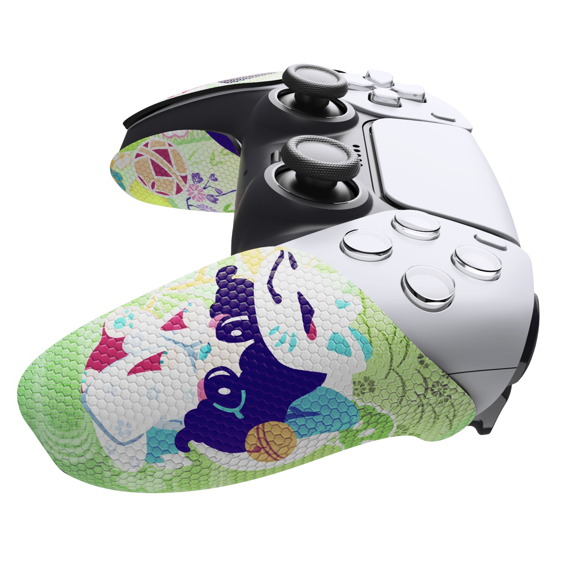 PlayVital Professional Anti-Skid Sweat-Absorbent Controller Grip for PS5 Controller - Wishing Shrine PlayVital