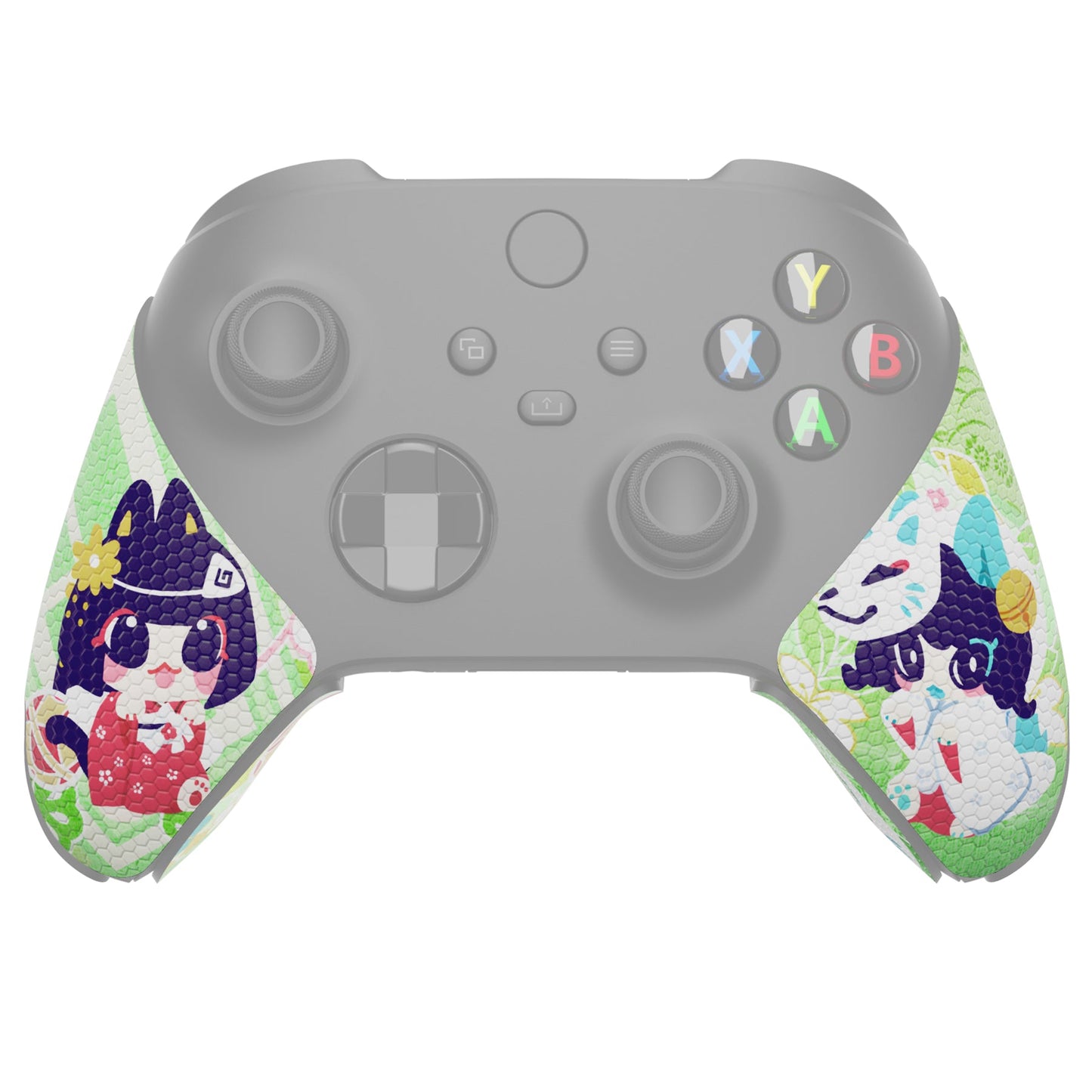 PlayVital Professional Textured Anti-Skid Sweat-Absorbent Handle Grips for Xbox Series X/S Controller & Xbox Core Wireless Controller - Wishing Shrine PlayVital