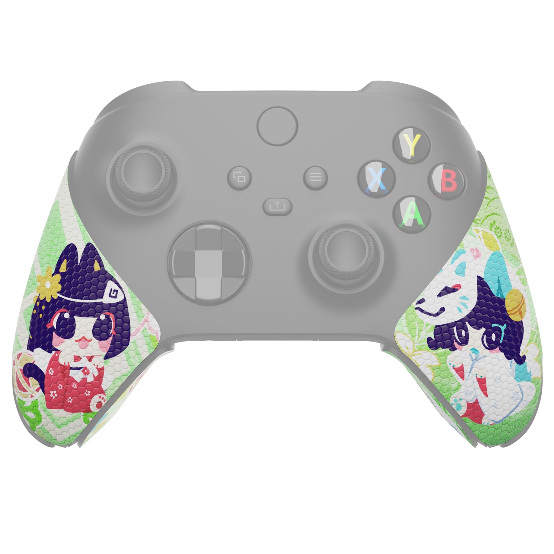 PlayVital Professional Textured Anti-Skid Sweat-Absorbent Handle Grips for Xbox Series X/S Controller & Xbox Core Wireless Controller - Wishing Shrine PlayVital