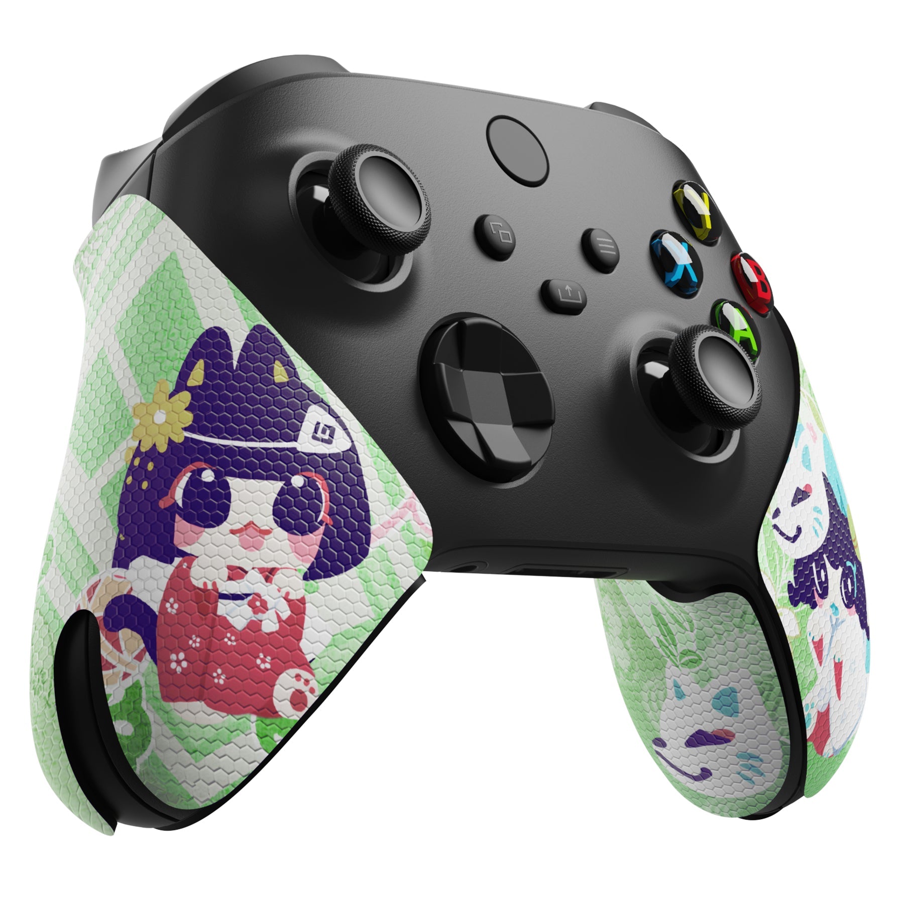 PlayVital Professional Textured Anti-Skid Sweat-Absorbent Handle Grips for Xbox Series X/S Controller & Xbox Core Wireless Controller - Wishing Shrine PlayVital