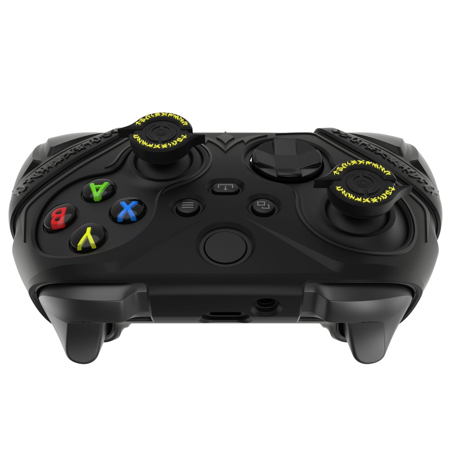 PlayVital Runes Edition Silicone Controller Cover with Thumbstick Cap & Sticker for Xbox Series X/S Controller & Xbox Core Wireless Controller - Black PlayVital