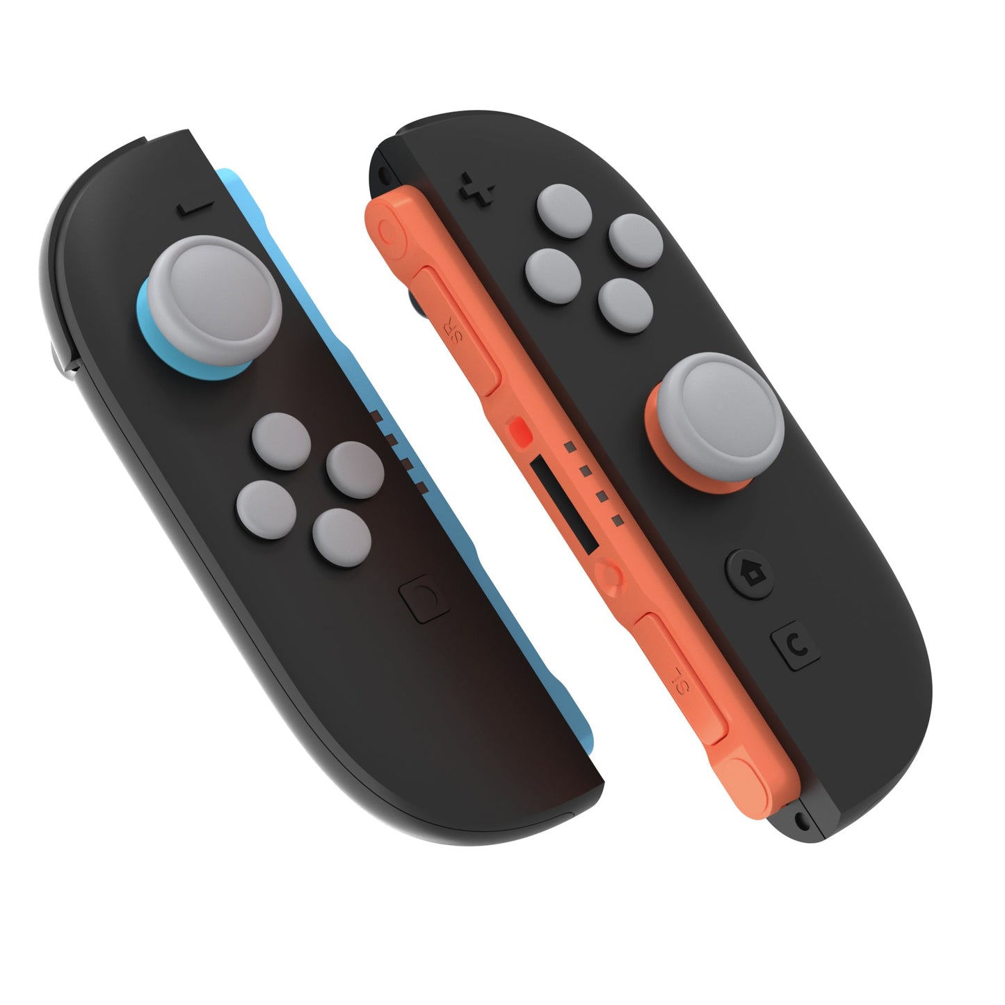 PlayVital Silicone Button Covers and Thumb Grip Set for Nintendo Switch 2 (2025), ABXY Directional Button Caps for Joycon 2 - New Hope Gray PlayVital