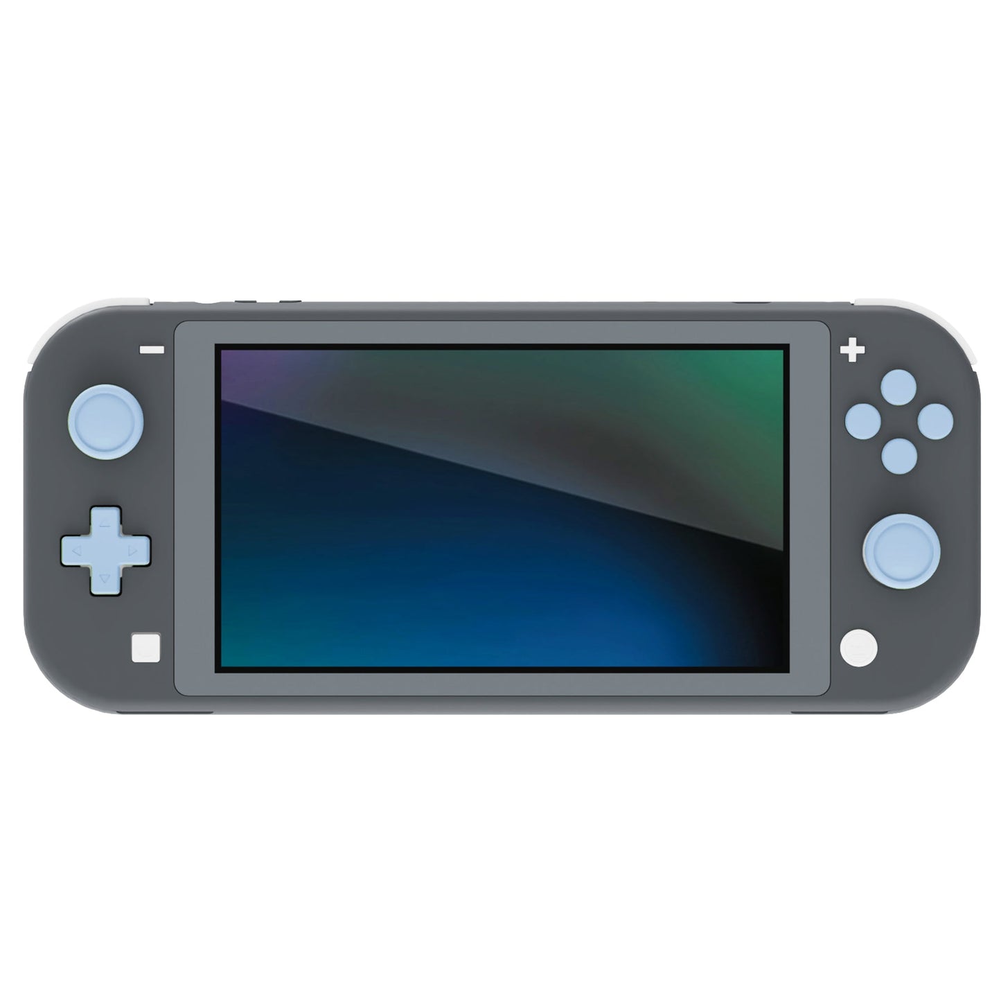 PlayVital Silicone Button Covers and Thumb Grip Set for Nintendo Switch & Switch OLED & Switch Lite ABXY Directional Key Button Caps with Switch Lite D-Pad Button Cap - Sky Blue PlayVital