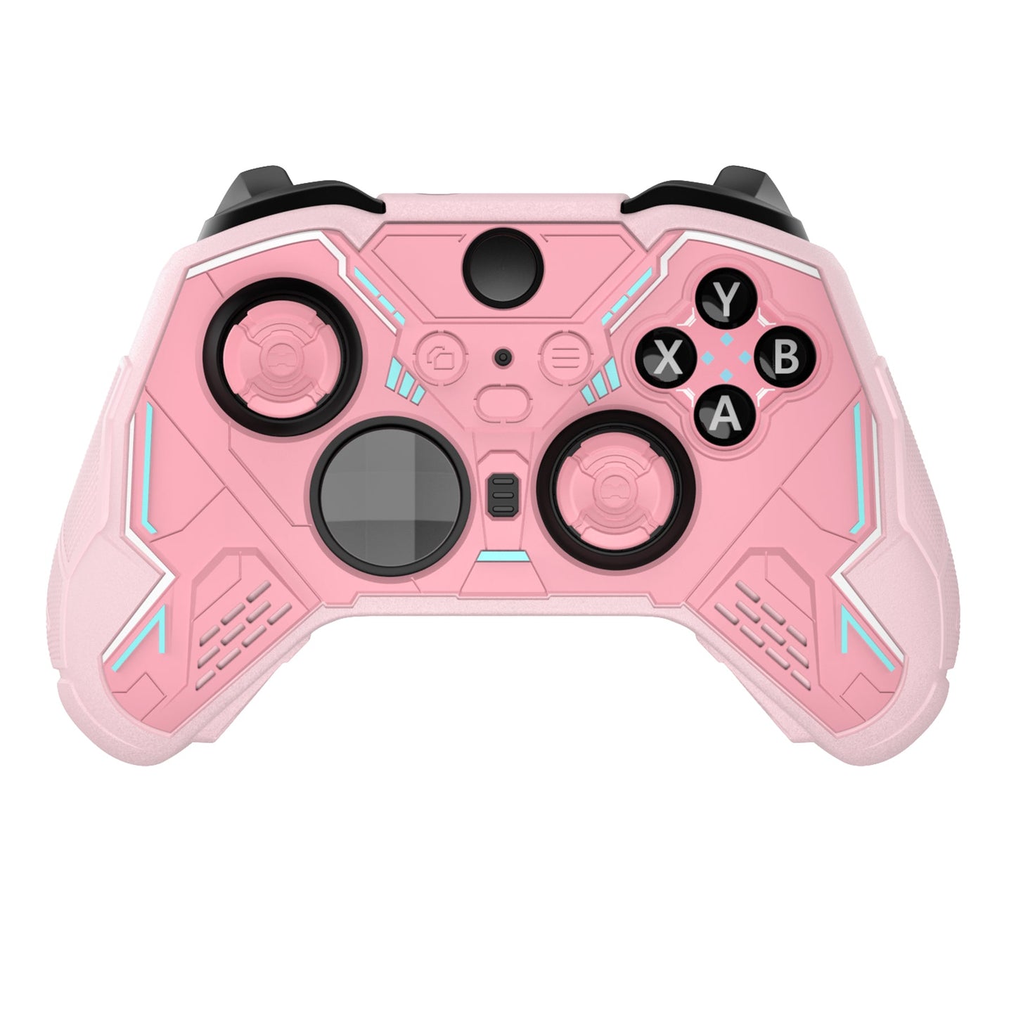 PlayVital Stellar Mecha Silicone Cover Skin with Thumb Grips for Xbox Elite Series 2 & Elite Series 2 Core Controller - Pink PlayVital