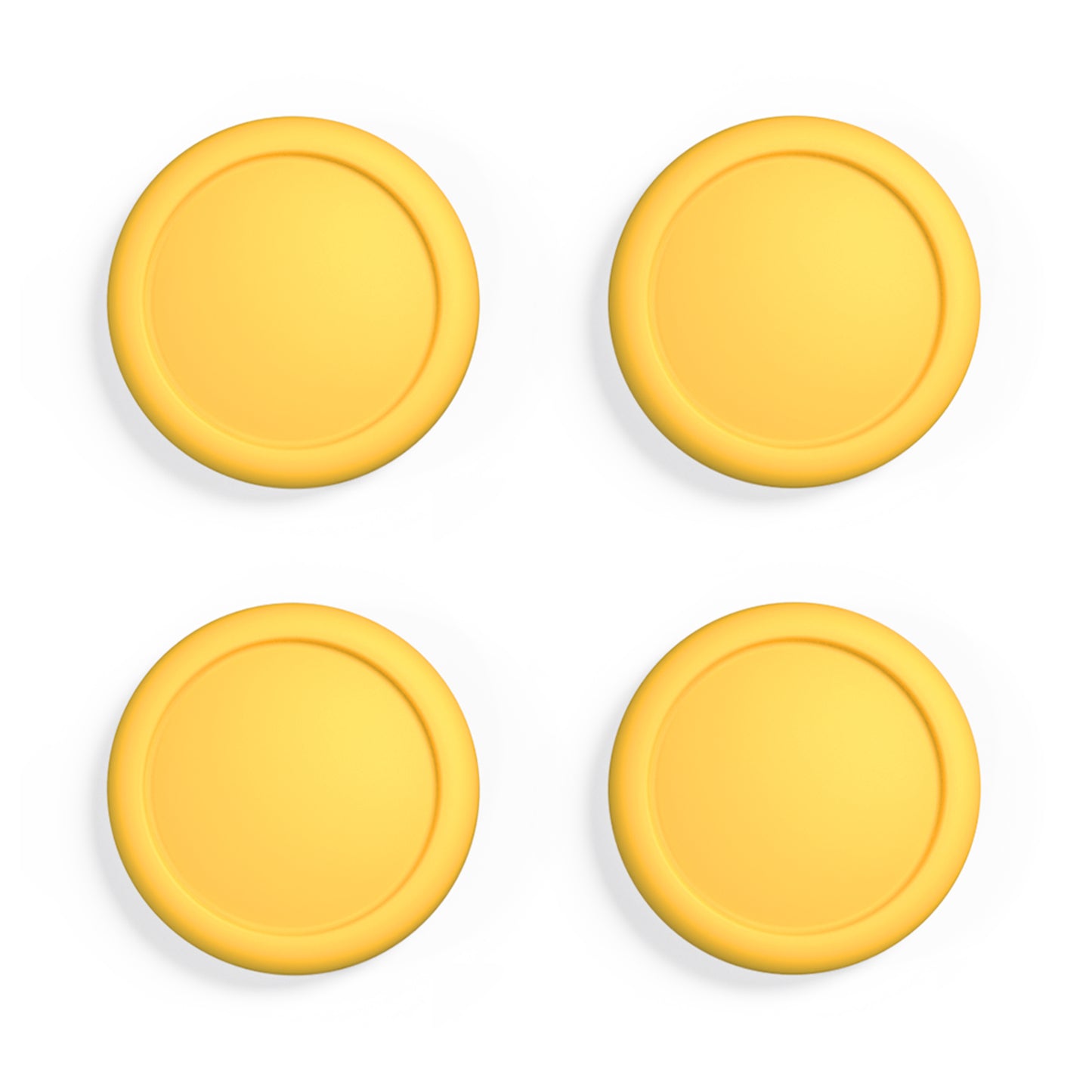 PlayVital Joystick Caps for Nintendo Switch, Thumbstick Caps for Switch Lite, Analog Cover for Switch OLED Joycon Thumb Grip Caps for Switch & Switch Lite & Switch OLED - Banana Yellow - NJM1198 playvital