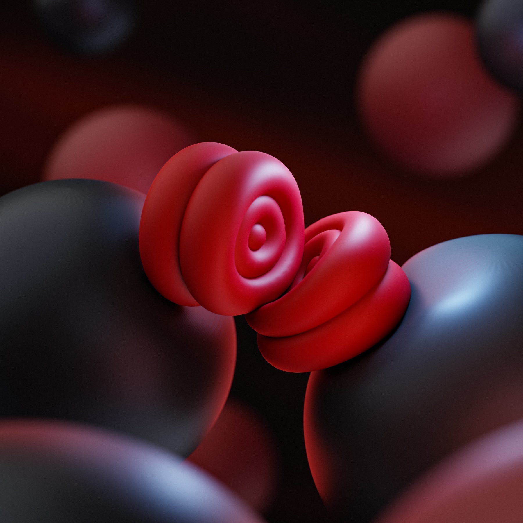 PlayVital Thumb Cushion Caps Thumb Grips for Steam Deck LCD & OLED (4-Pack), Height-Boost Joystick Cover with Anti-Slip Texture for Steam Deck Accessories, Joystick Protection - Passion Red PlayVital