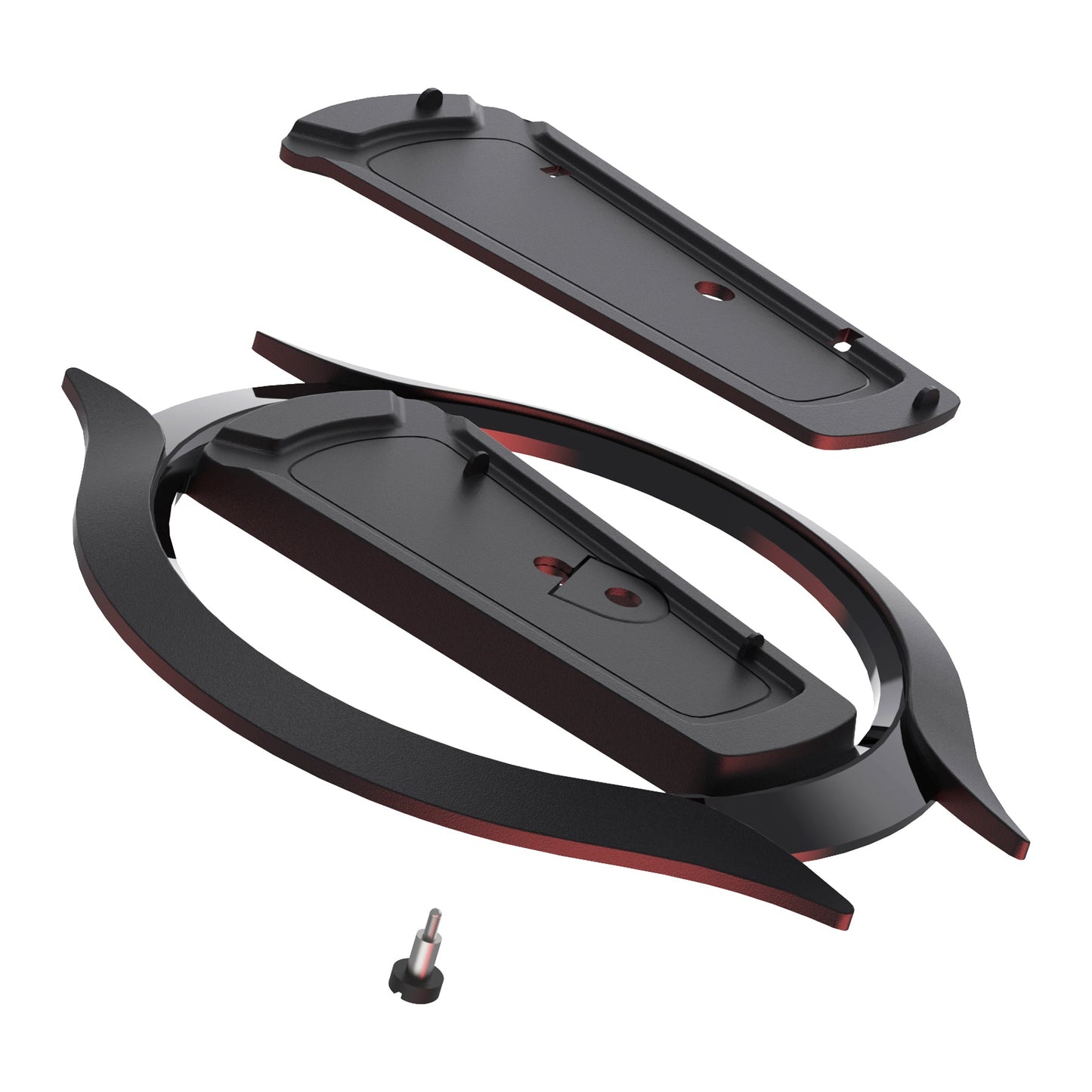 PlayVital Vertical Stand with Anti-Slip Pads for PS5/Slim/Pro/Standard Console Disc & Digital, Space-Saving Holder Base Accessories for PS5/Pro/Slim - Black PlayVital