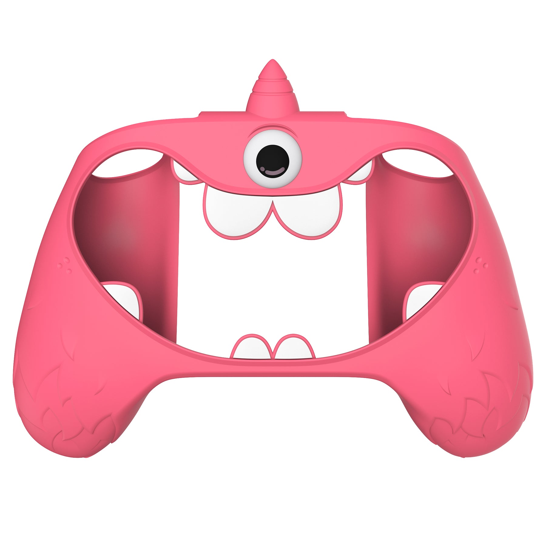 PlayVital MonoEye Monster Cute Silicone Cover with Thumb Grips Caps for Xbox Series X/S Controller - Red PlayVital