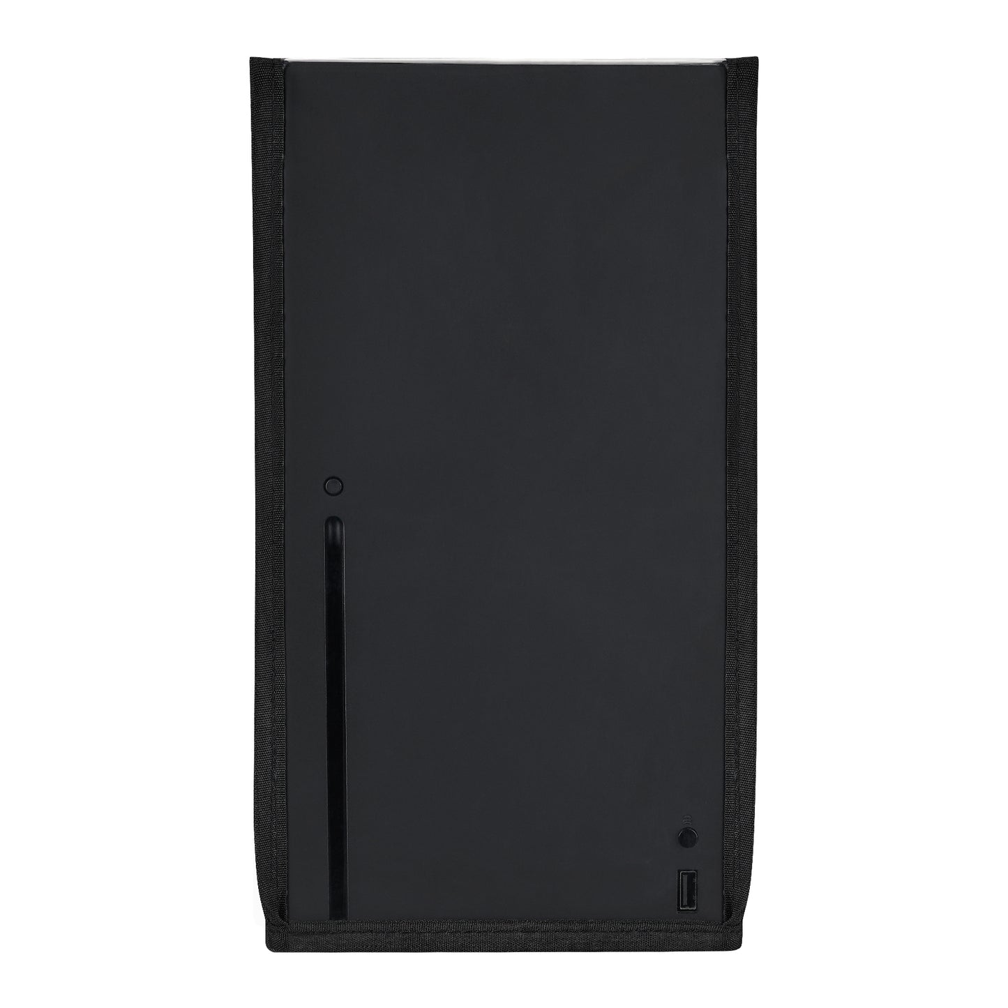 PlayVital Clear Black Nylon Dust Cover for Xbox Series X Console, Soft Neat Lining Dust Guard, Anti Scratch Waterproof Cover Sleeve for Xbox Series X Console - X3PJ028 PlayVital
