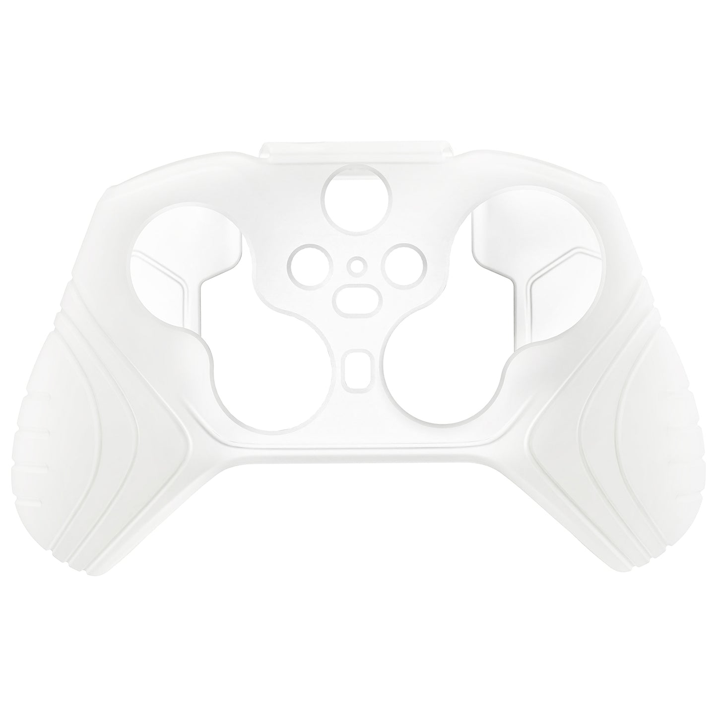 PlayVital Samurai Edition Anti Slip Silicone Case Cover for Xbox Elite Wireless Controller Series 2, Ergonomic Soft Rubber Skin Protector for Xbox Elite Series 2 with Thumb Grip Caps - Glow in Dark - Green - XBE2M007 playvital