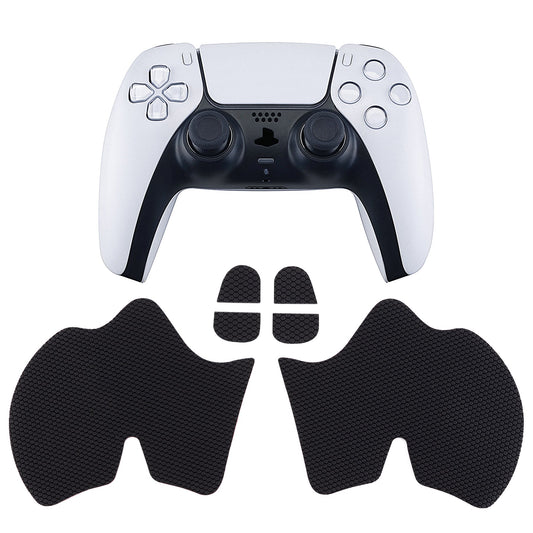 PlayVital Armored Edition Anti-Skid Sweat-Absorbent Controller Grip for PS5, Professional Textured Soft Rubber Pads Handle Grips for PS5 Controller with Shoulder Button Trigger Stickers - PFPJ049 PlayVital